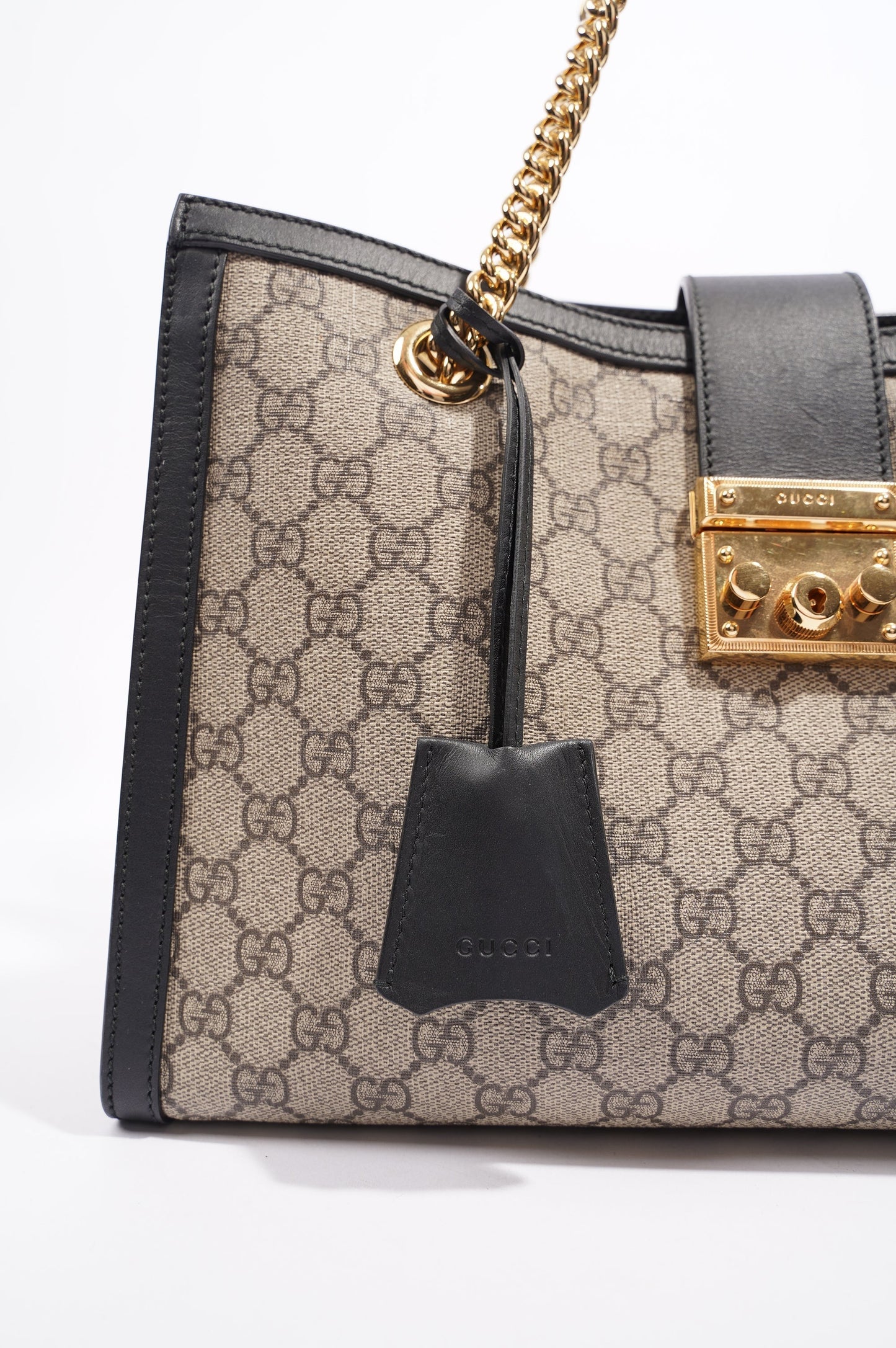 Gucci Womens Padlock Bag Supreme Medium