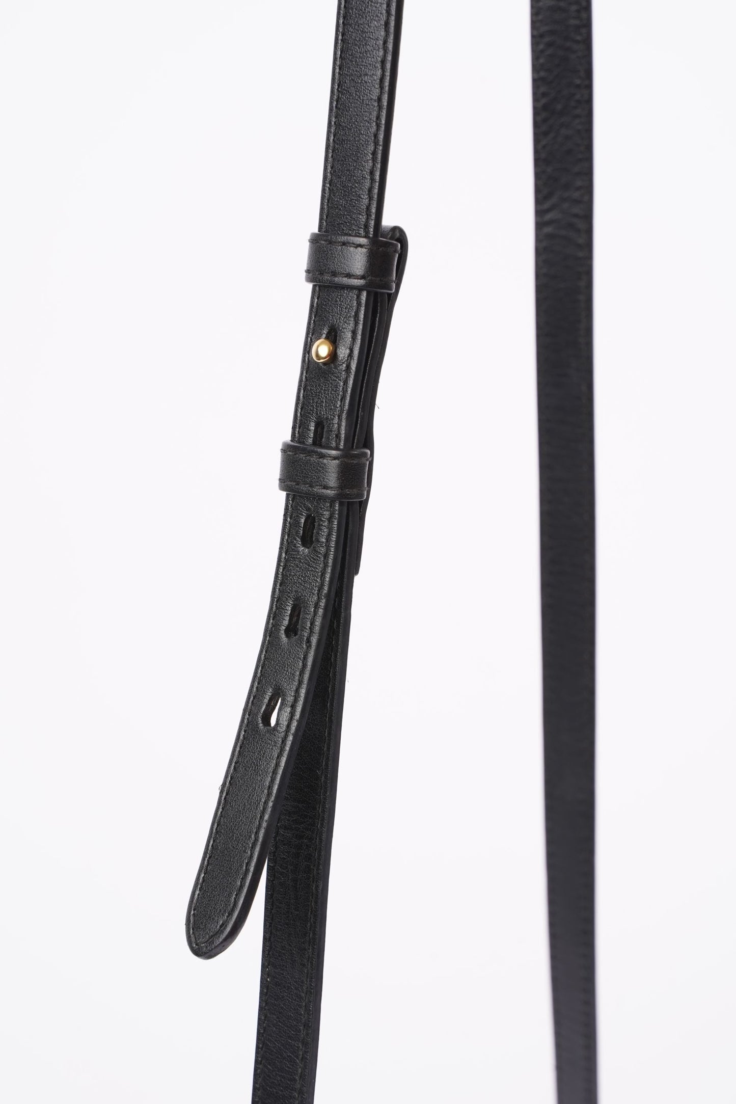 Gucci Womens Marmont GG Bag Black Leather Small