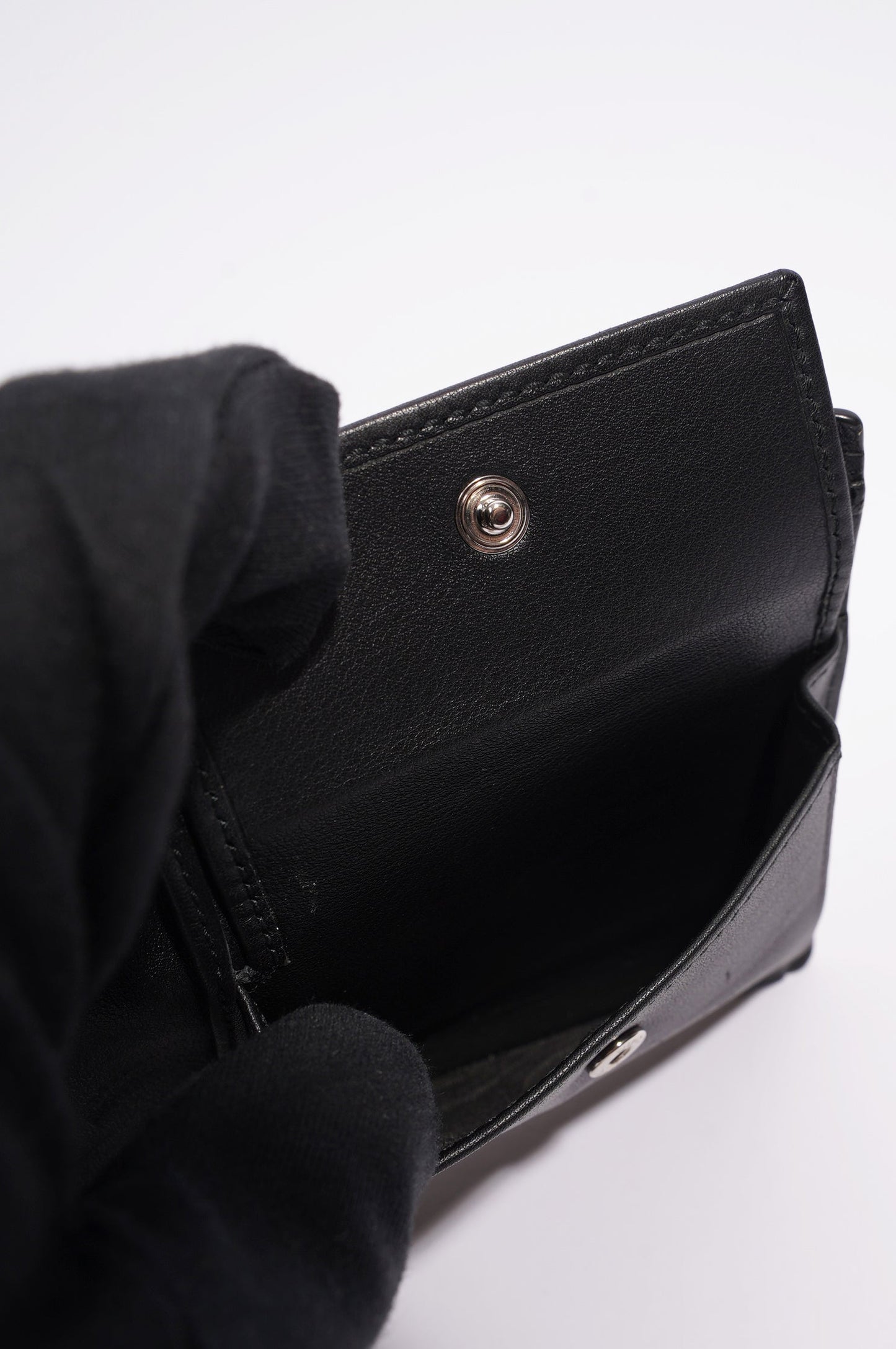 Gucci Mens Guccissima Bi-Fold Wallet Wallet Black / Navy Leather