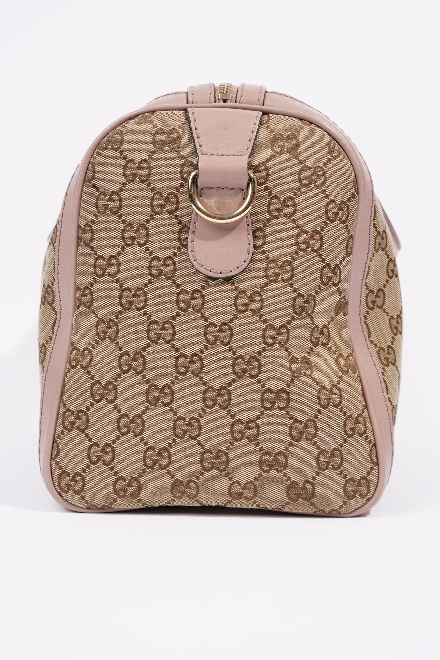 Gucci Womens Boston Bag Supreme / Pink Canvas Medium