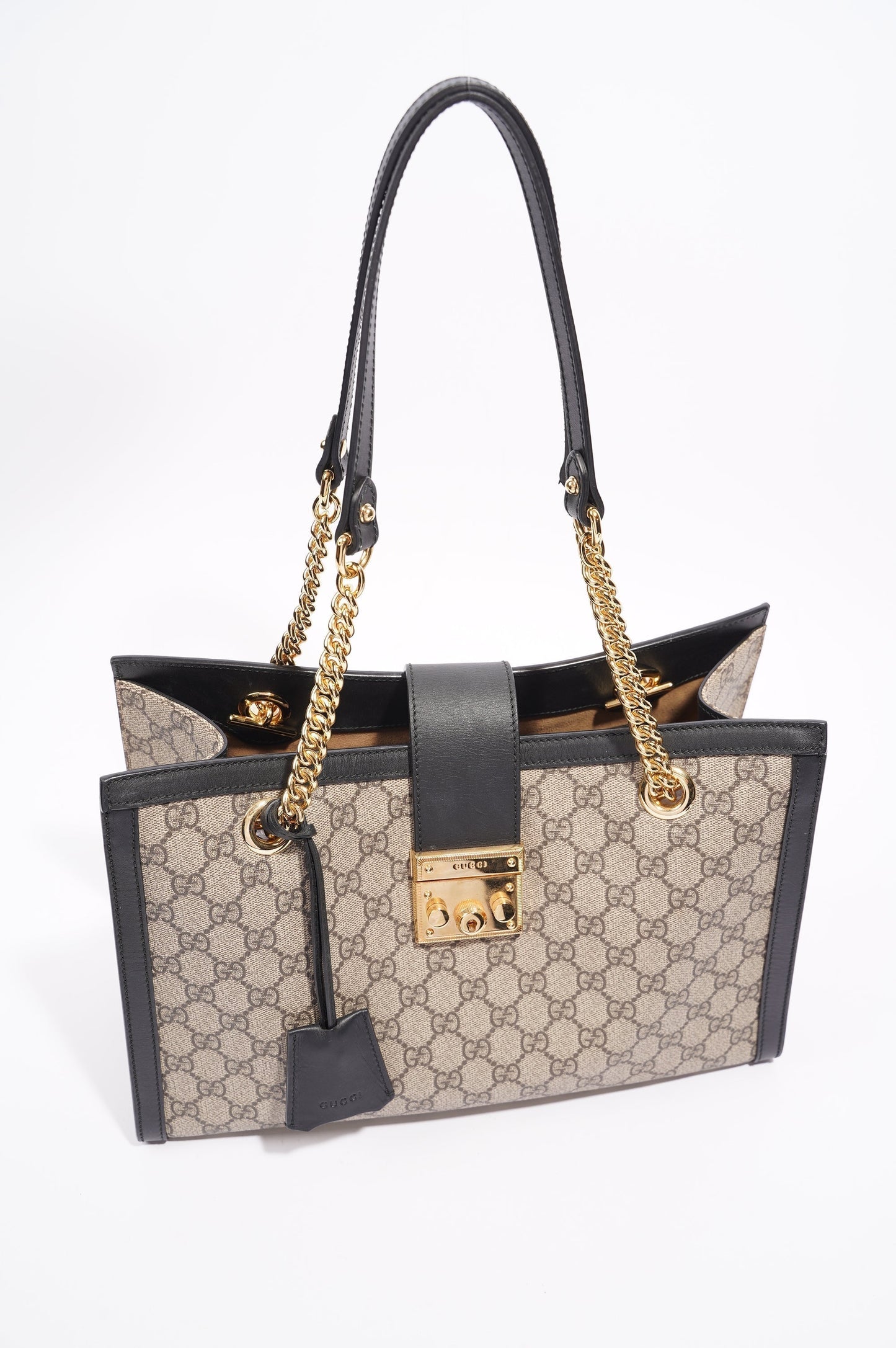 Gucci Womens Padlock Bag Supreme Medium