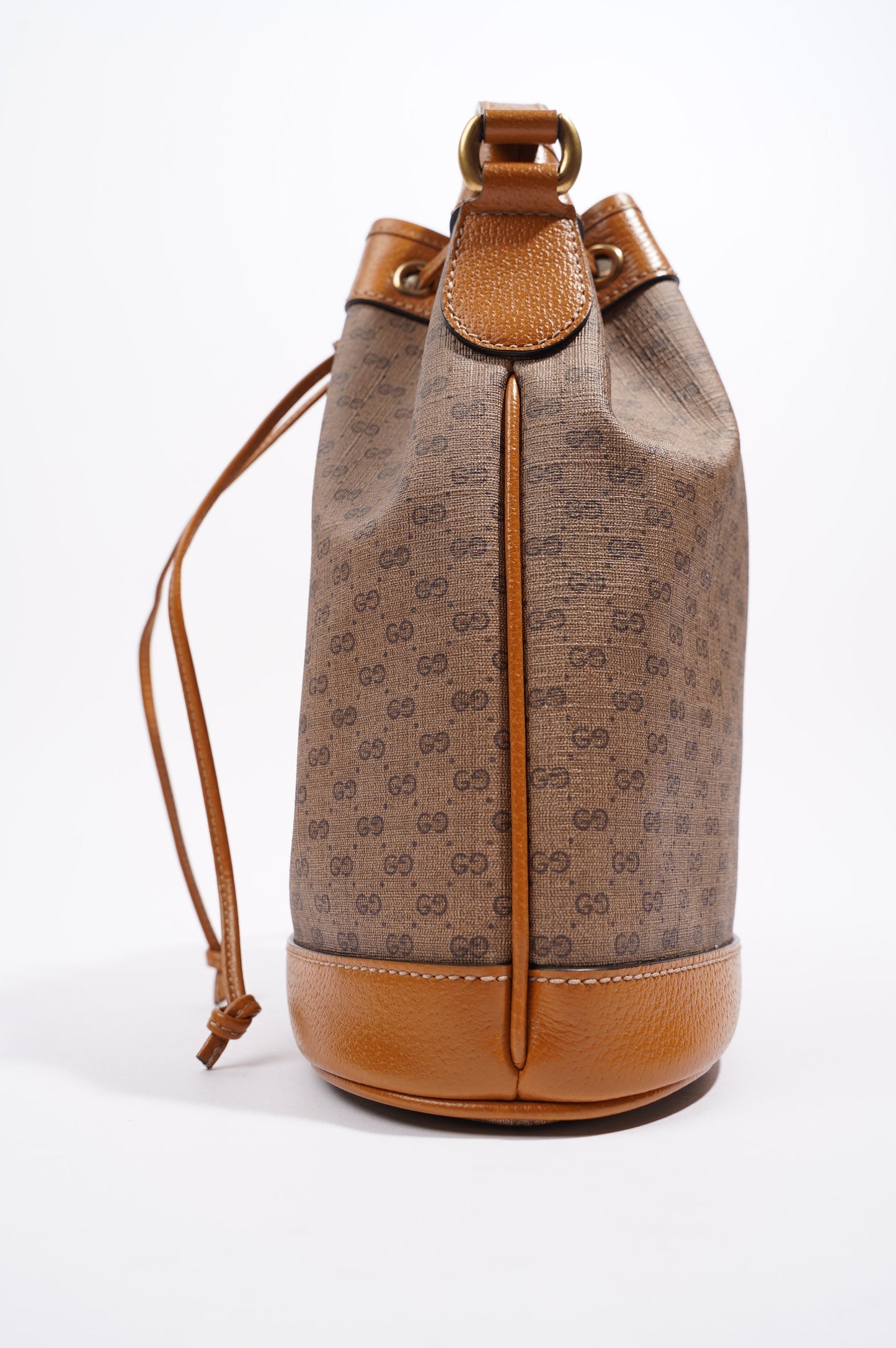 Gucci x Disney Womens Bucket Bag Brown Small