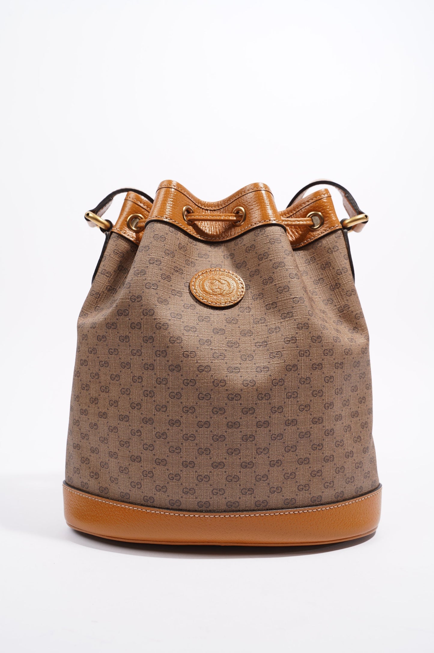 Gucci x Disney Womens Bucket Bag Brown Small