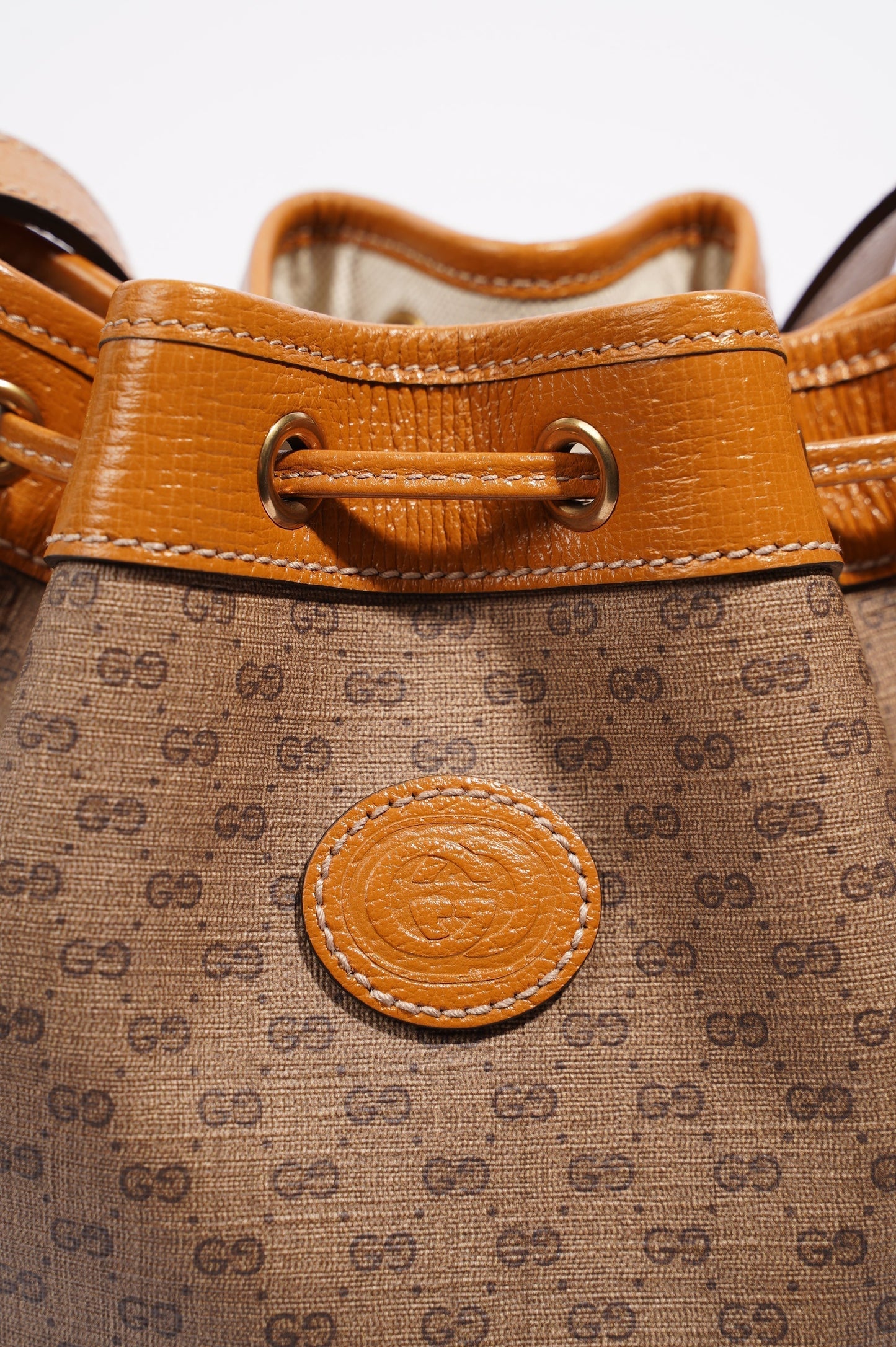 Gucci x Disney Womens Bucket Bag Brown Small