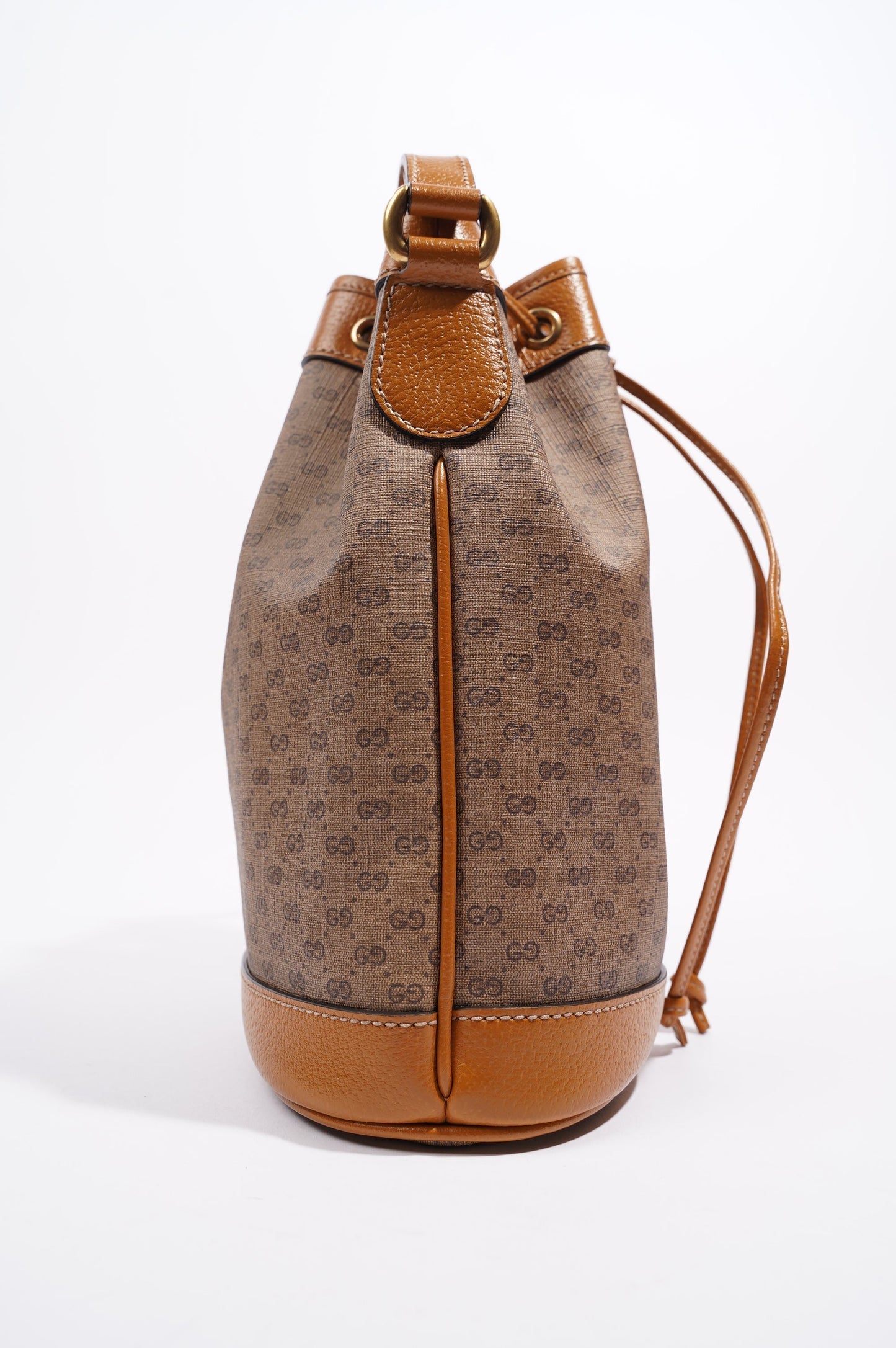Gucci x Disney Womens Bucket Bag Brown Small