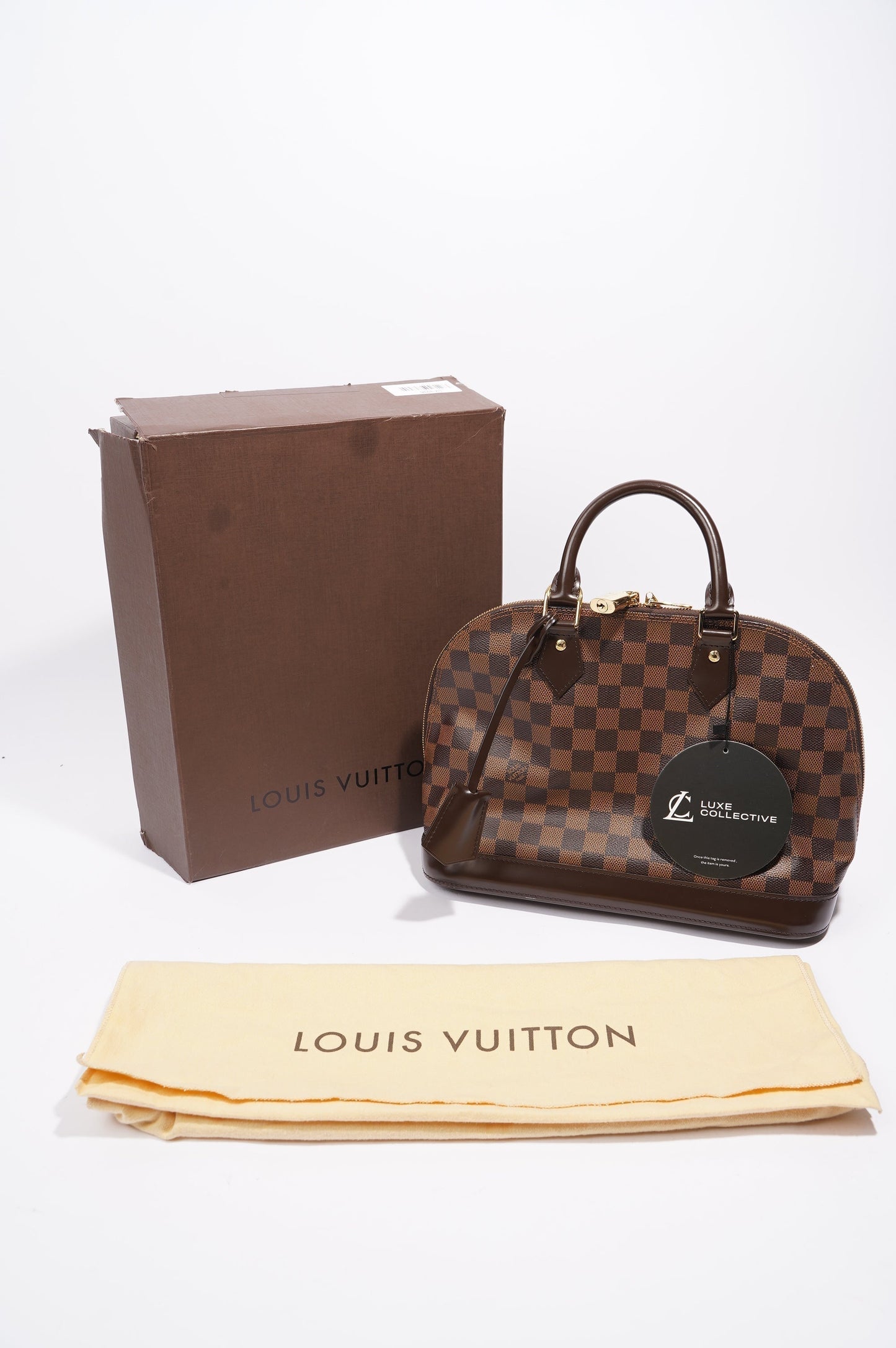 Louis Vuitton Alma Damier Ebene Canvas PM