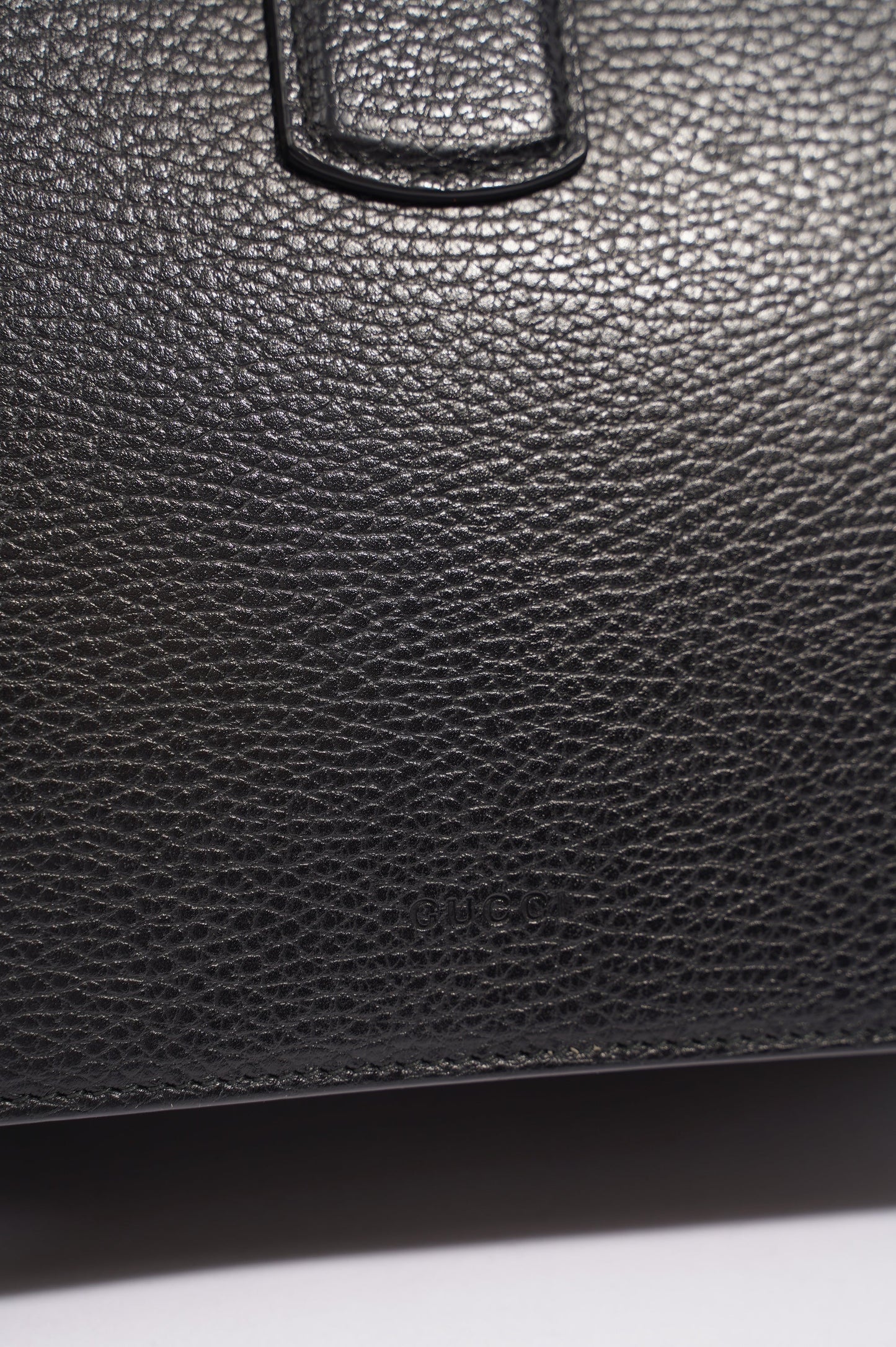 Gucci Dionysus Bamboo Top Handle Black Silver Medium