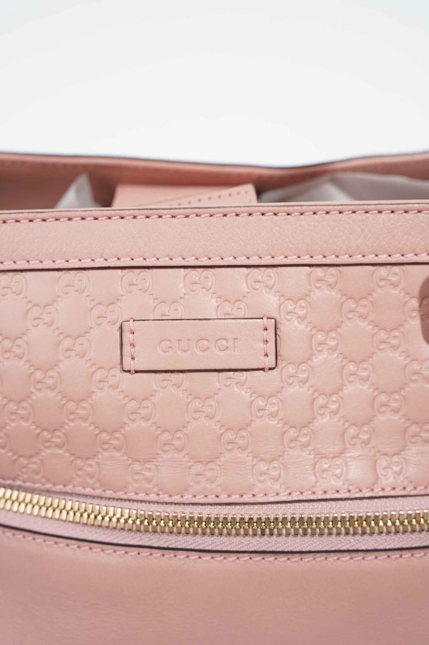 Gucci Womens Microguccissima Tote Bag Medium