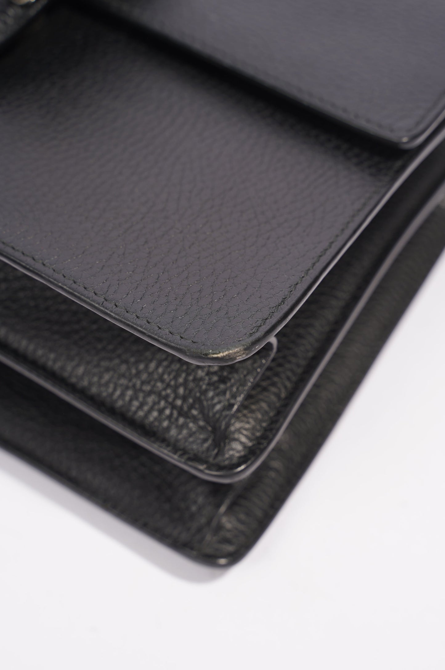 Gucci Dionysus Bamboo Top Handle Black Silver Medium