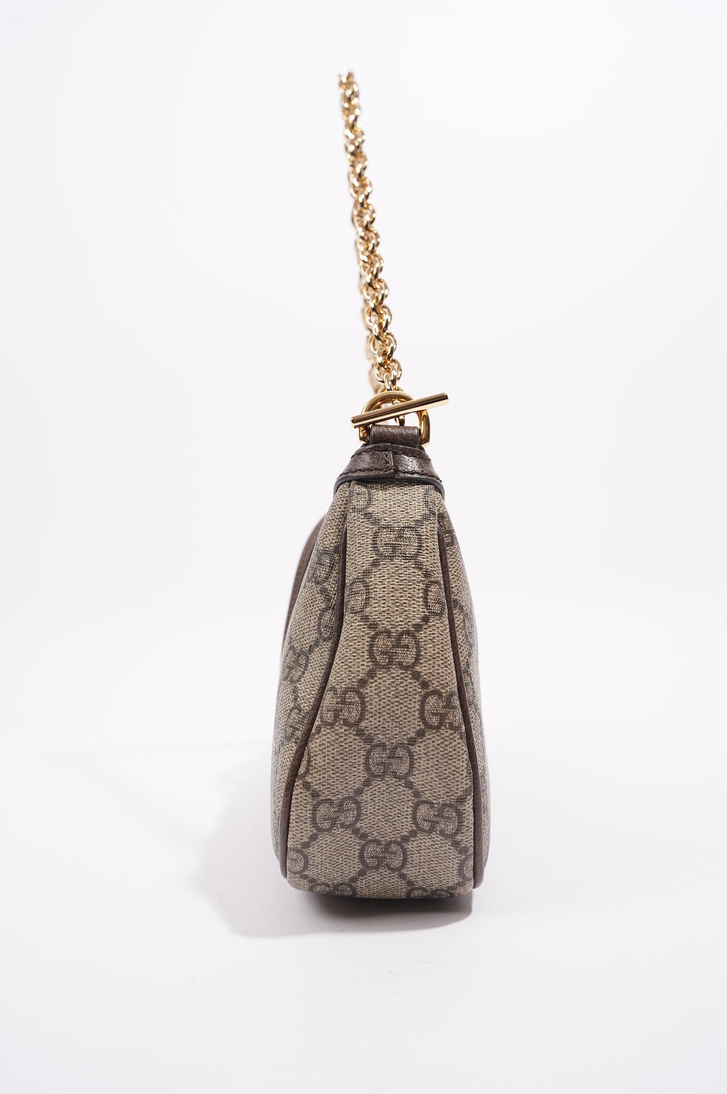 Gucci Womens Ophidia Bag Monogram / Brown Small