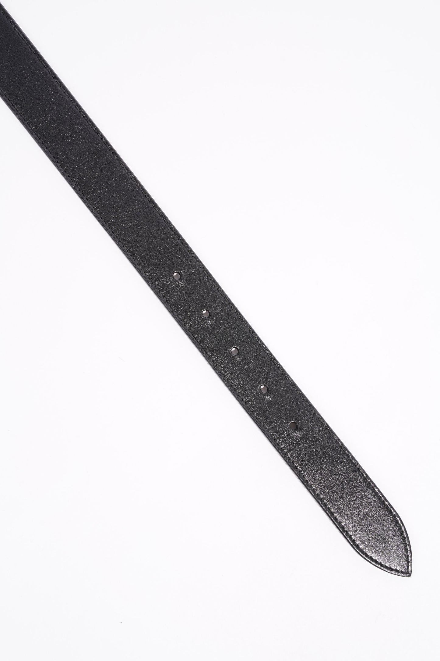Gucci Womens GG Marmont Belt Black Leather 70cm