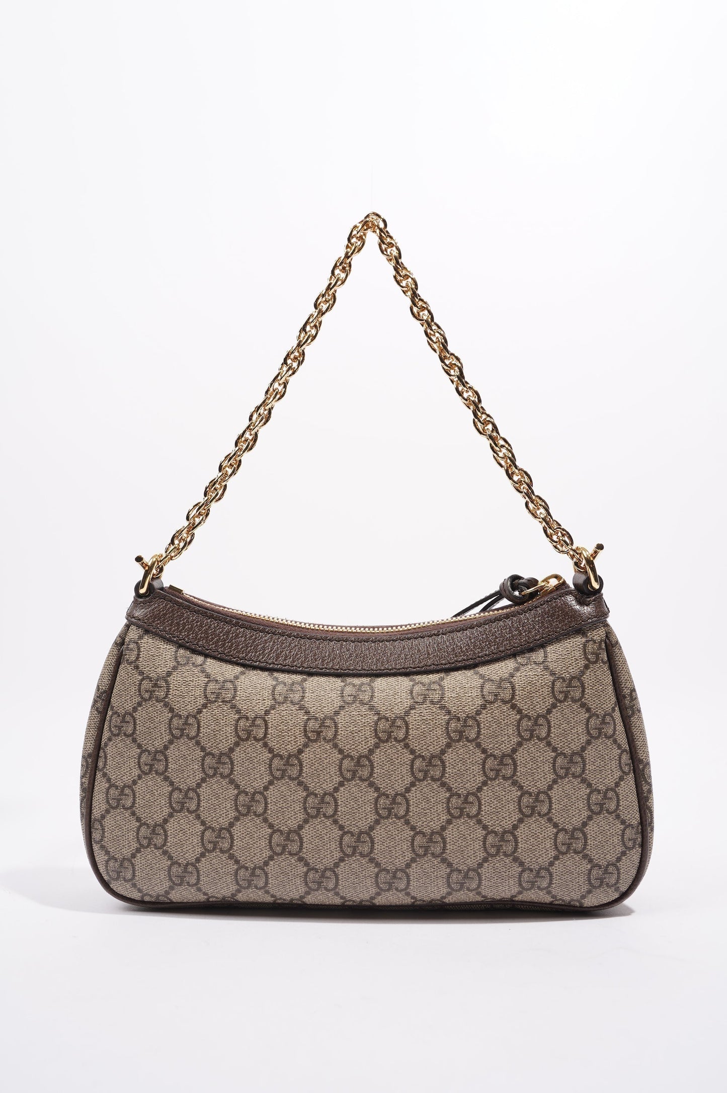 Gucci Womens Ophidia Bag Monogram / Brown Small