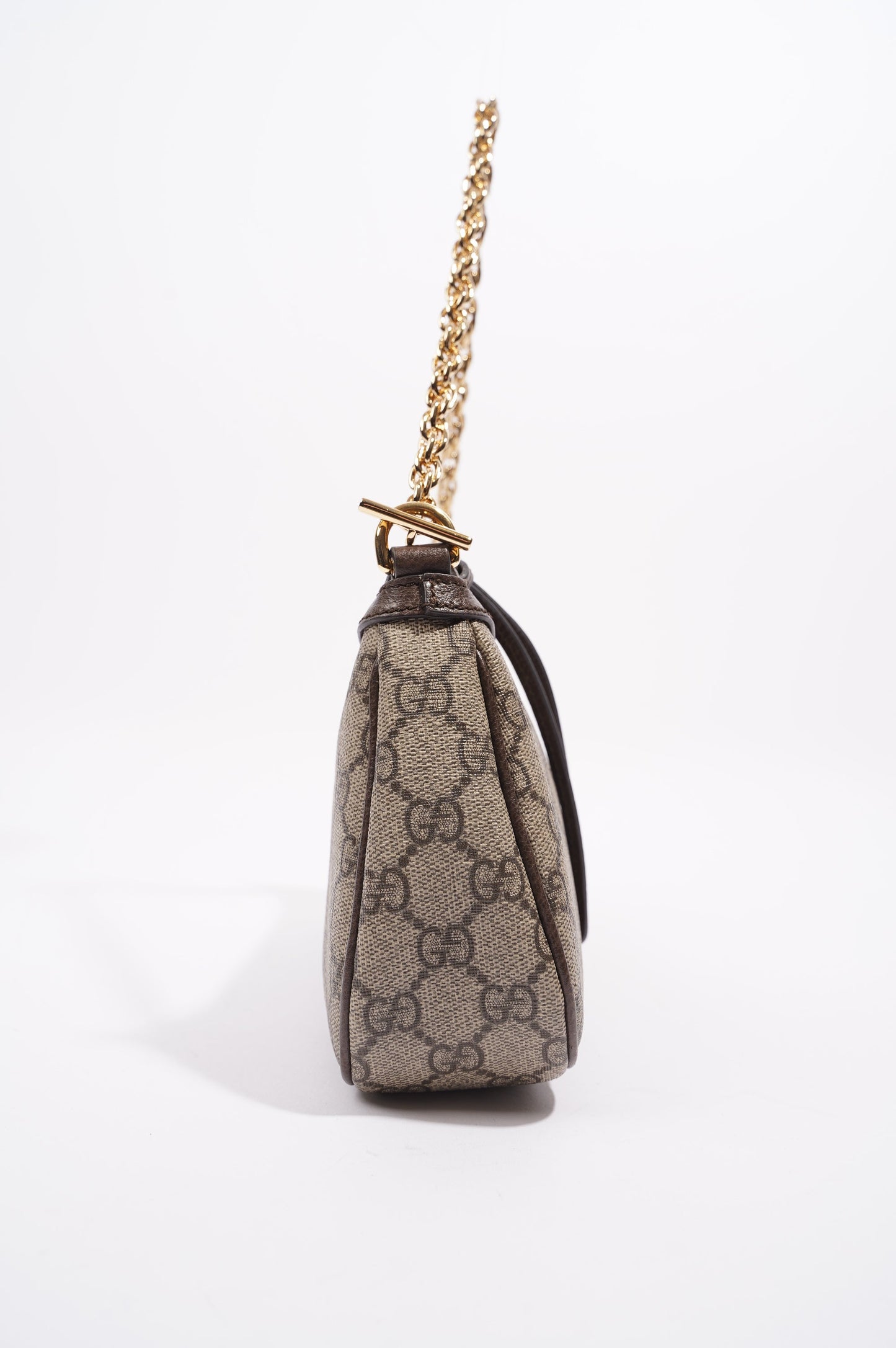 Gucci Womens Ophidia Bag Monogram / Brown Small