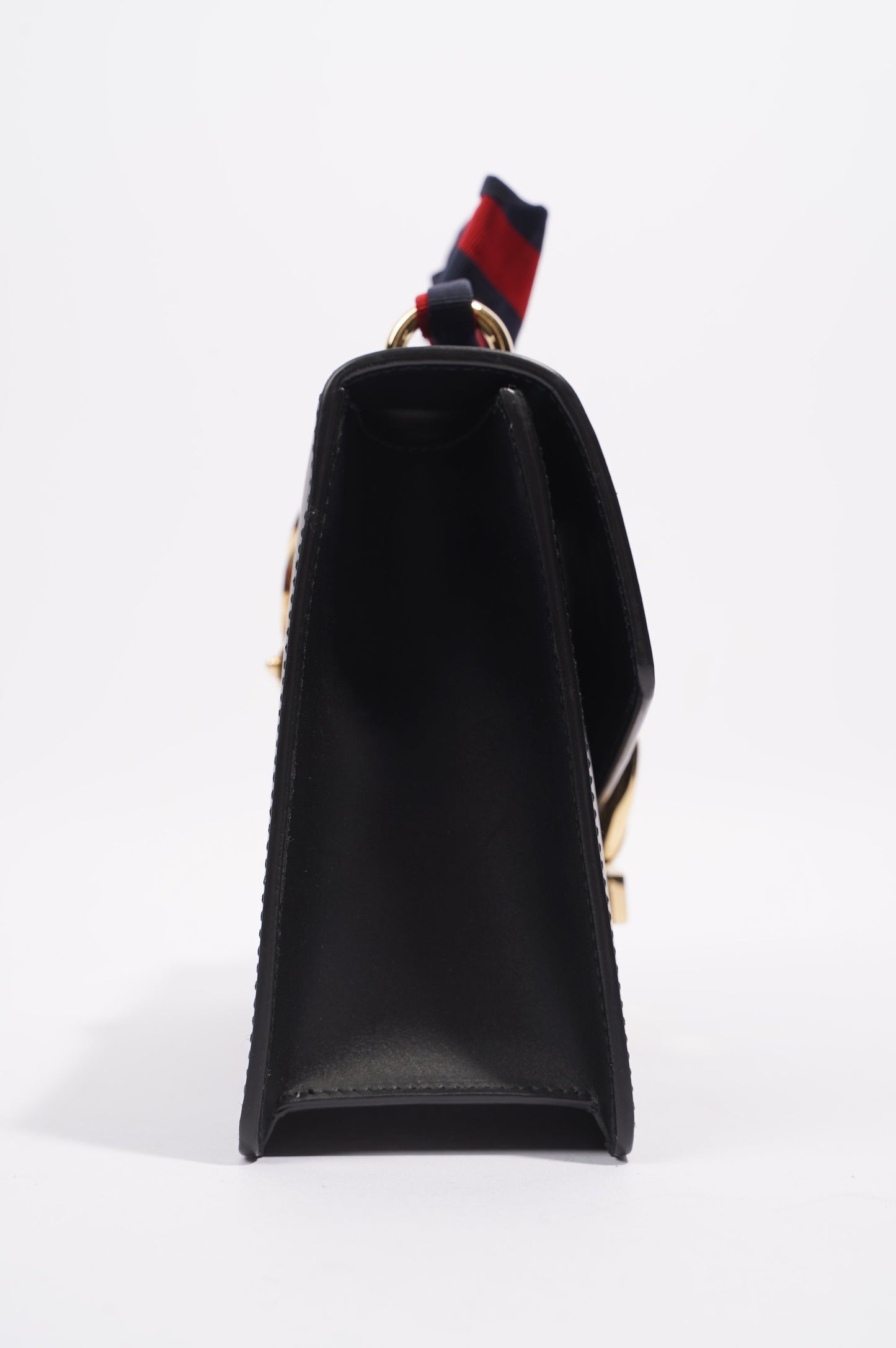 Gucci Womens Sylvie Black / Green / Red Medium
