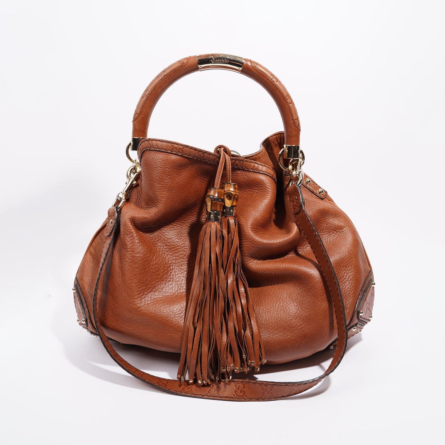 Gucci Womens Indy Hobo Oak