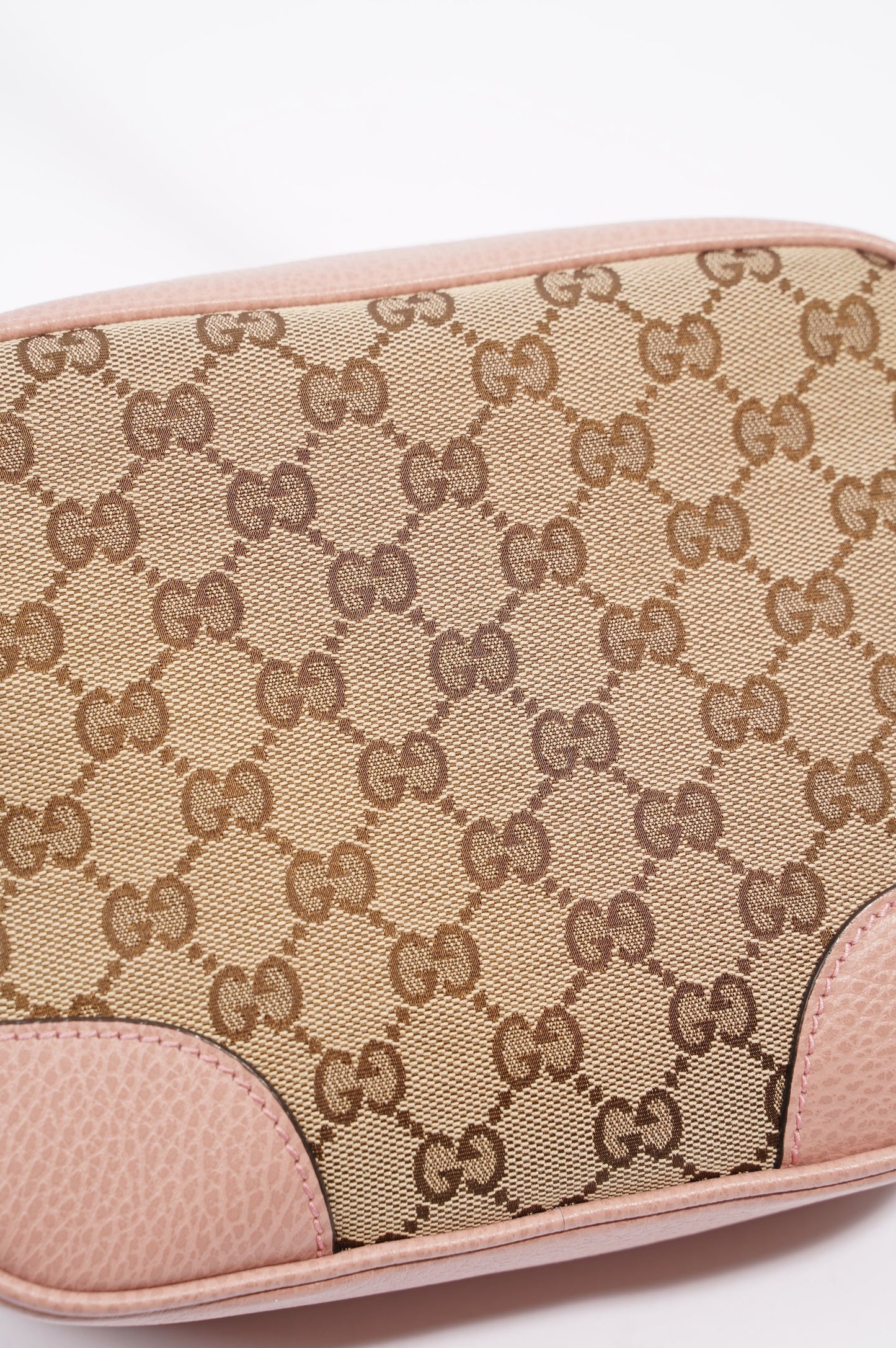 Gucci Womens Bree Supreme Pink Mini