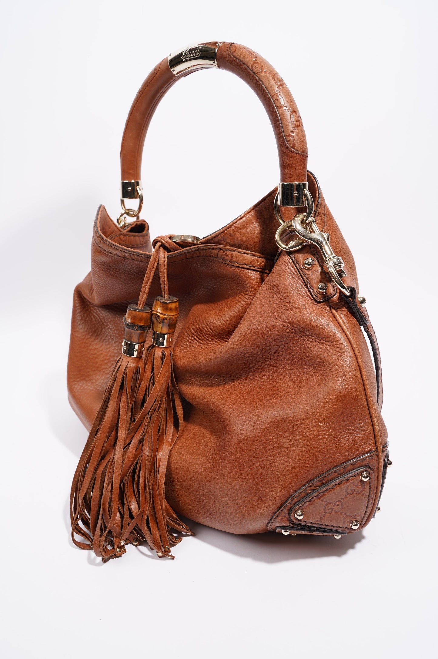 Gucci Womens Indy Hobo Oak