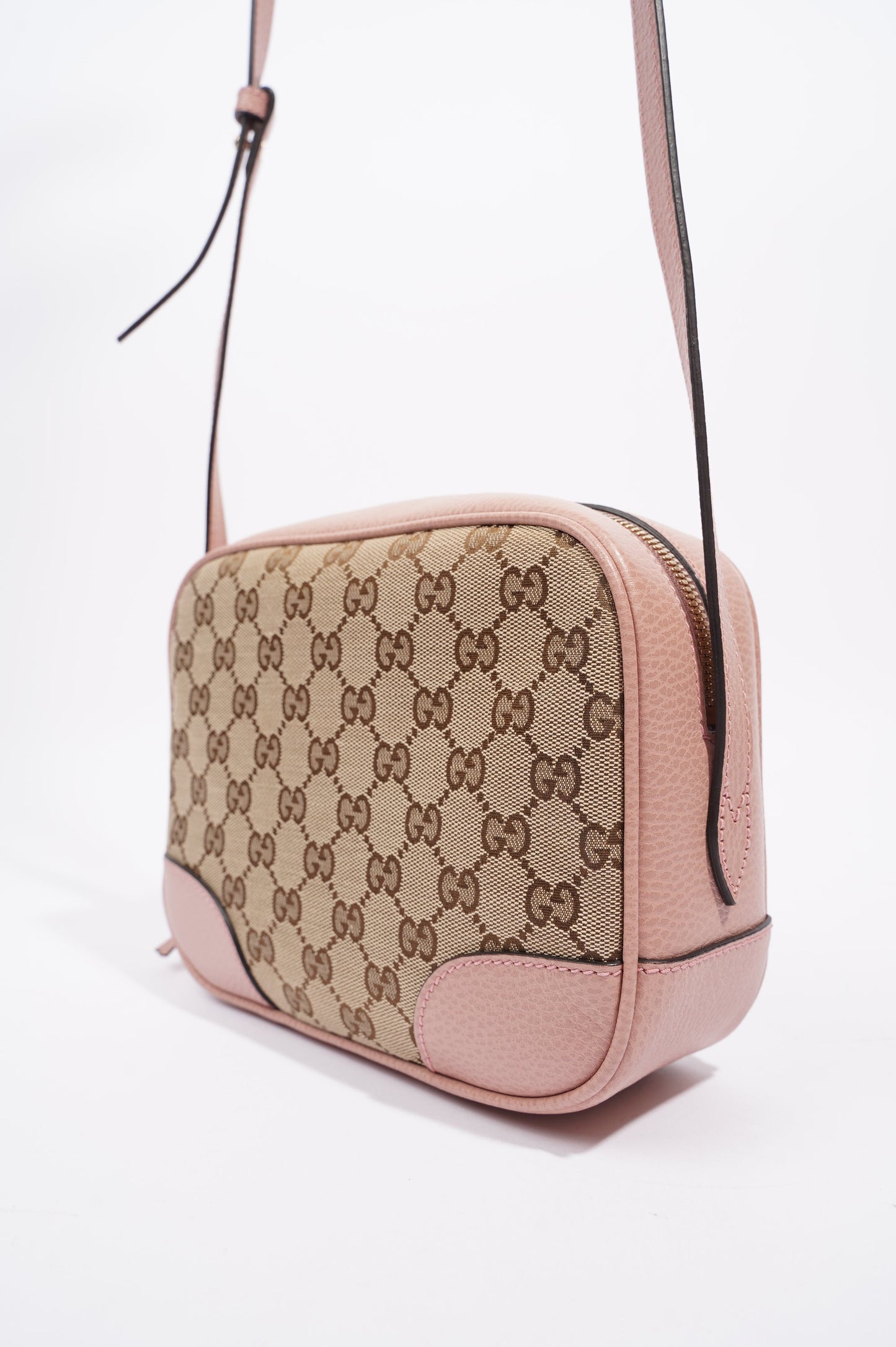 Gucci Womens Bree Supreme Pink Mini