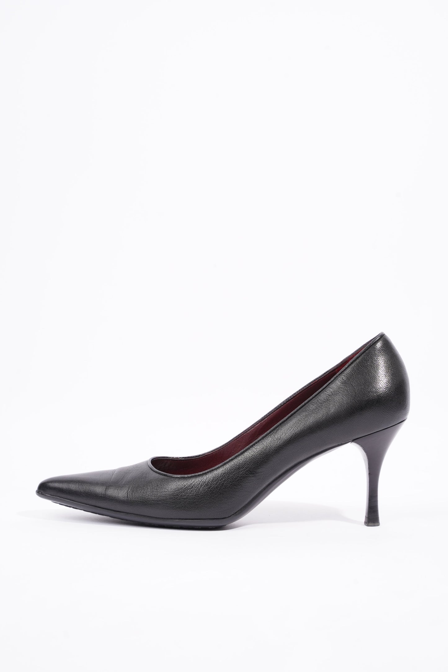 Gucci Womens Leather Pumps Black EU 40.5 / UK 7.5