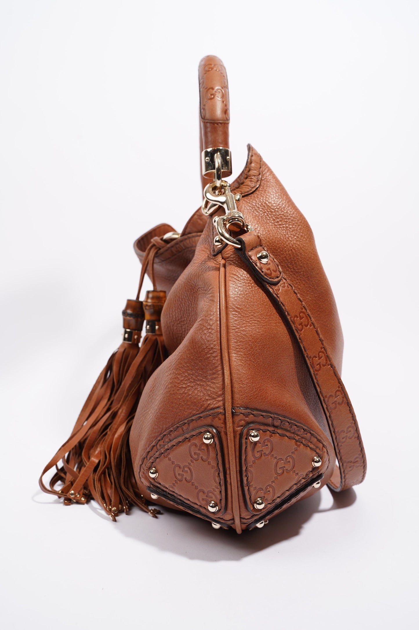 Gucci Womens Indy Hobo Oak