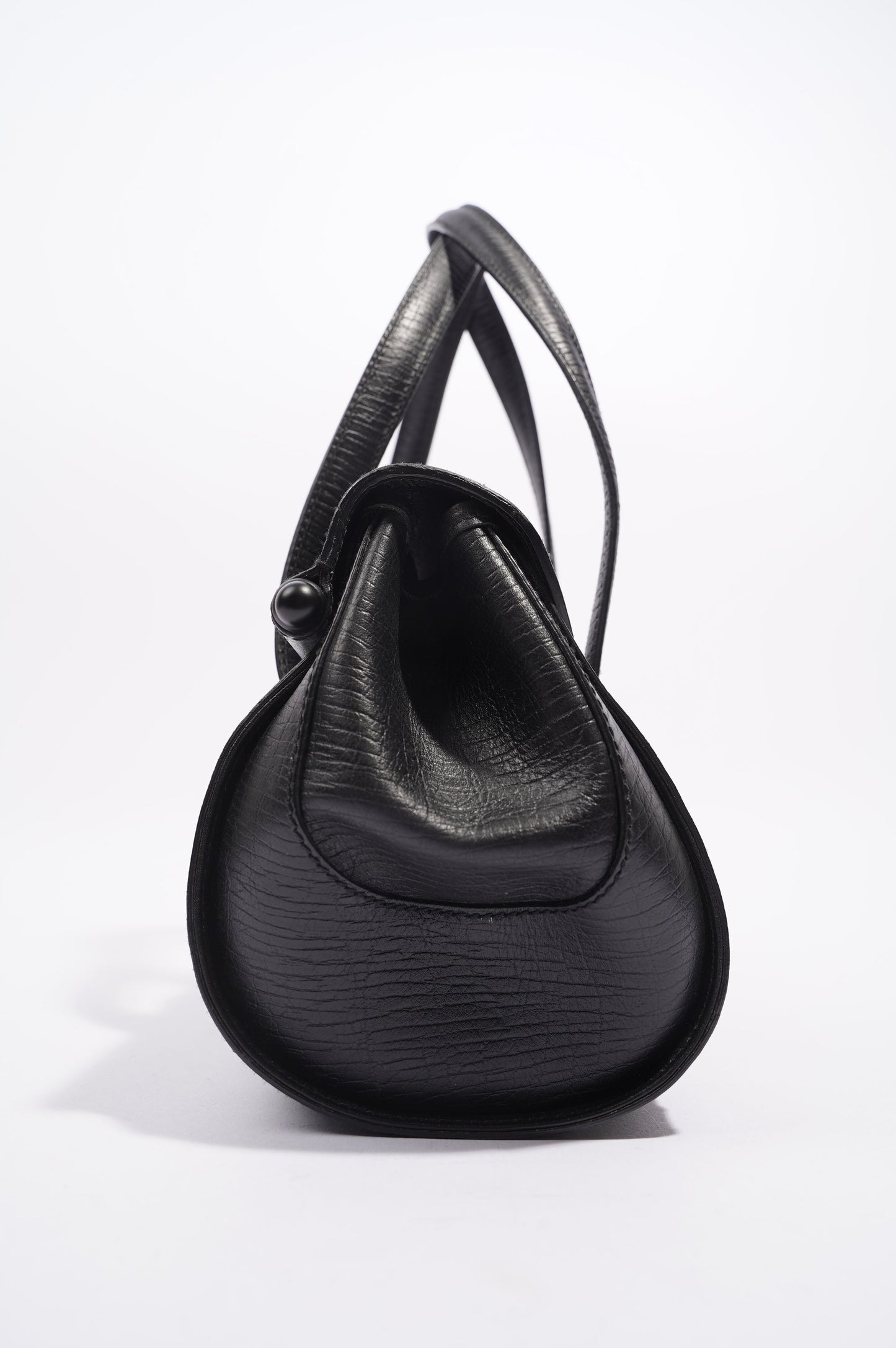 Gucci Womens Bamboo Handbag Black