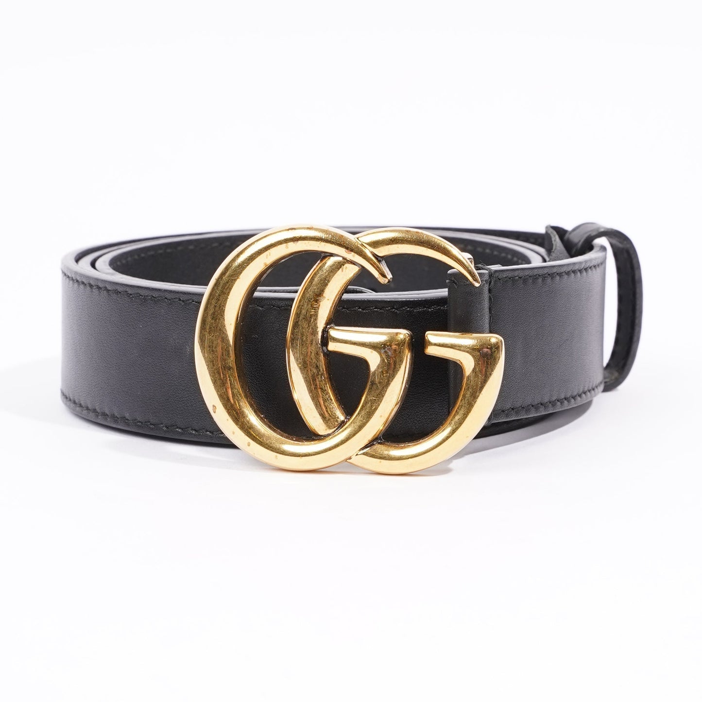 Gucci Womens GG Marmont Belt Black 85cm - 34"