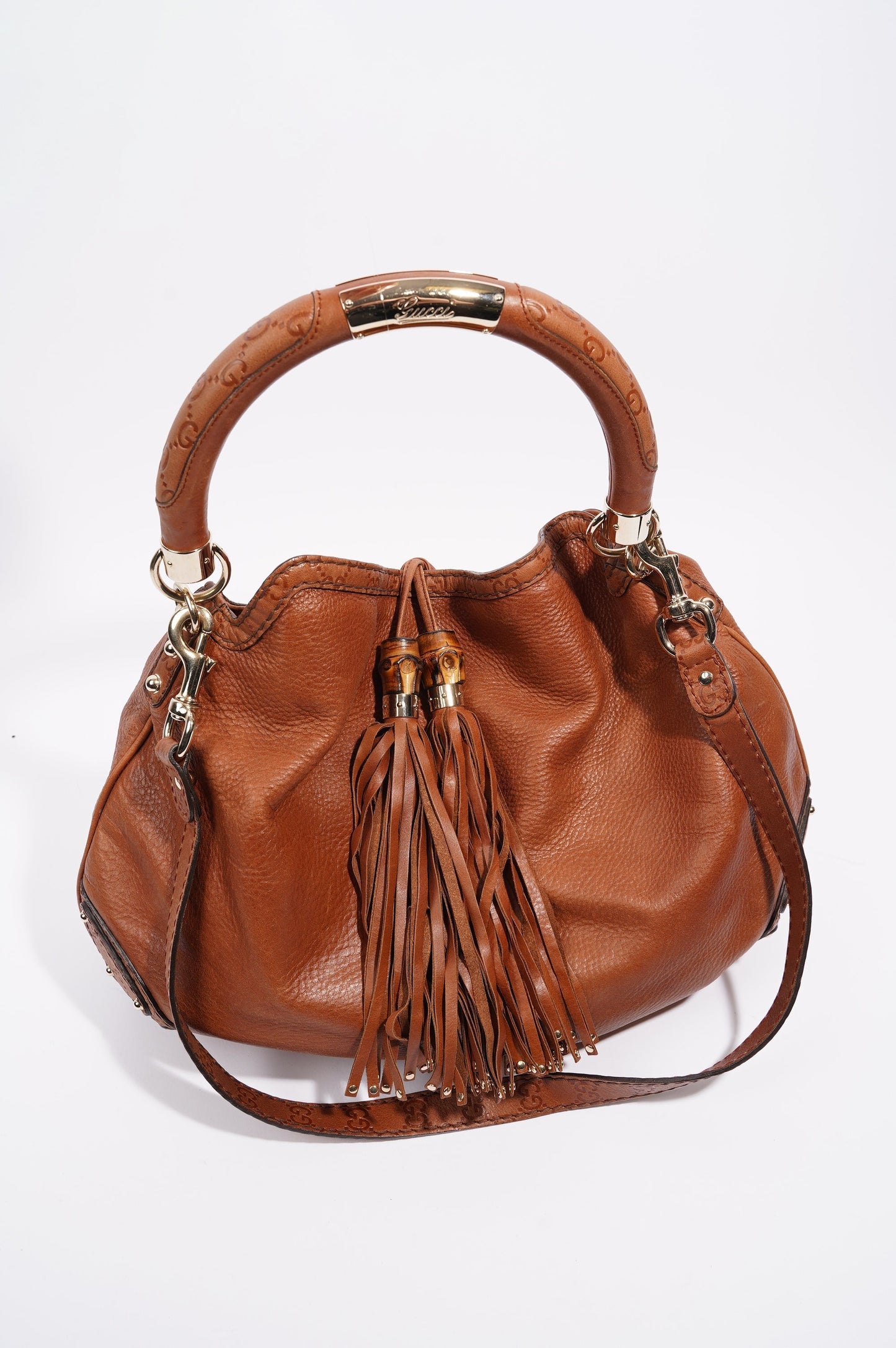 Gucci Womens Indy Hobo Oak