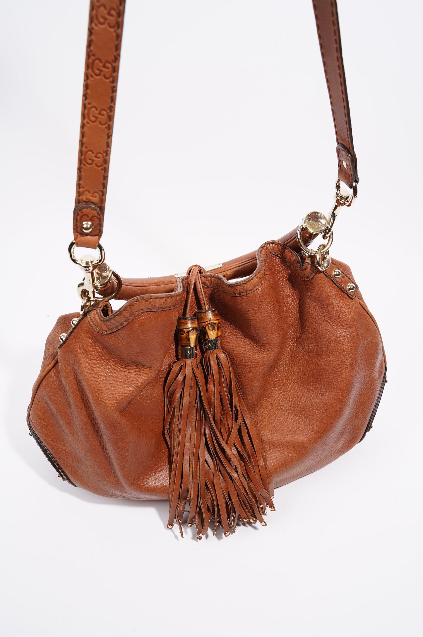 Gucci Womens Indy Hobo Oak