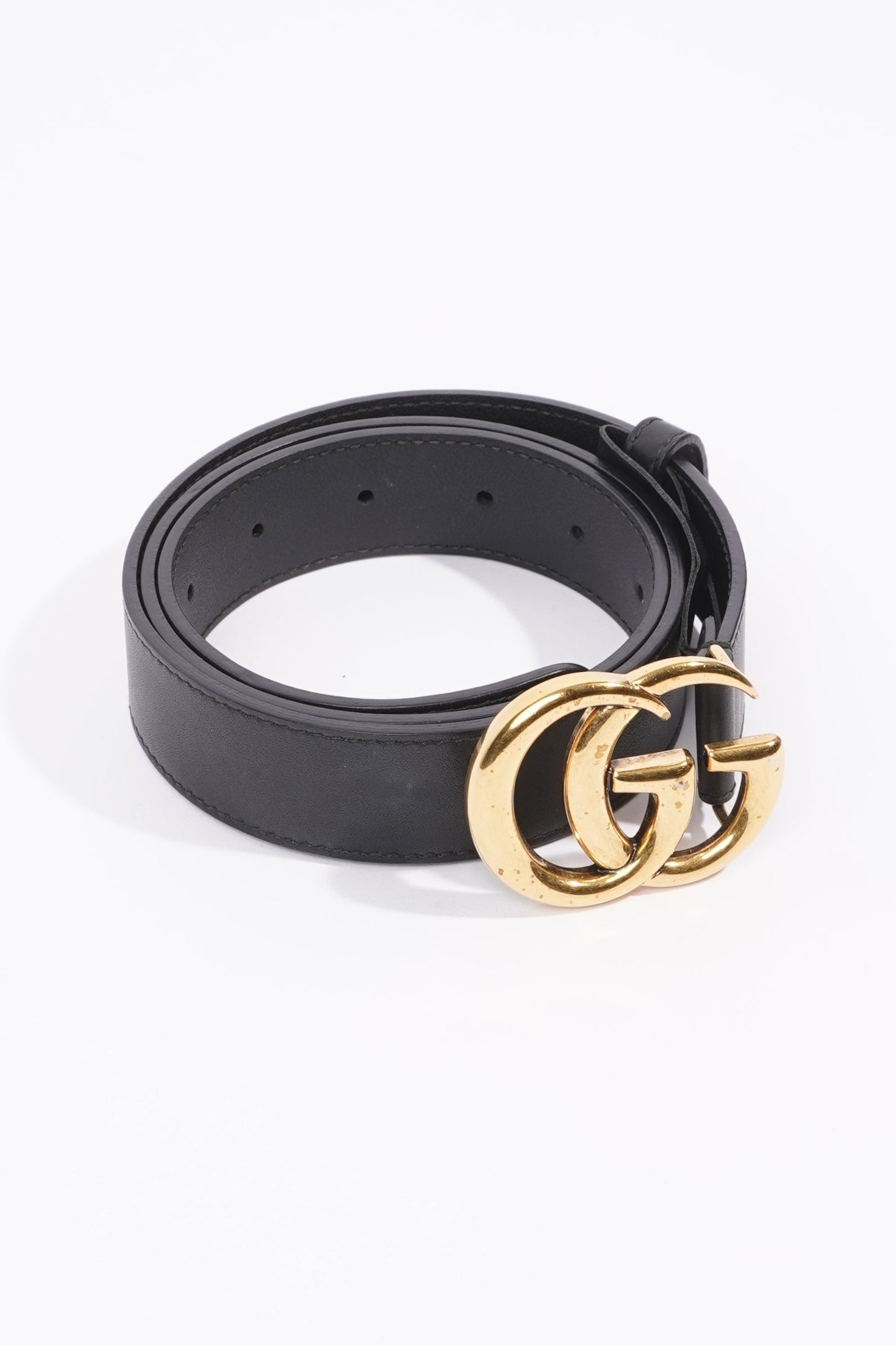 Gucci Womens GG Marmont Belt Black 85cm - 34"