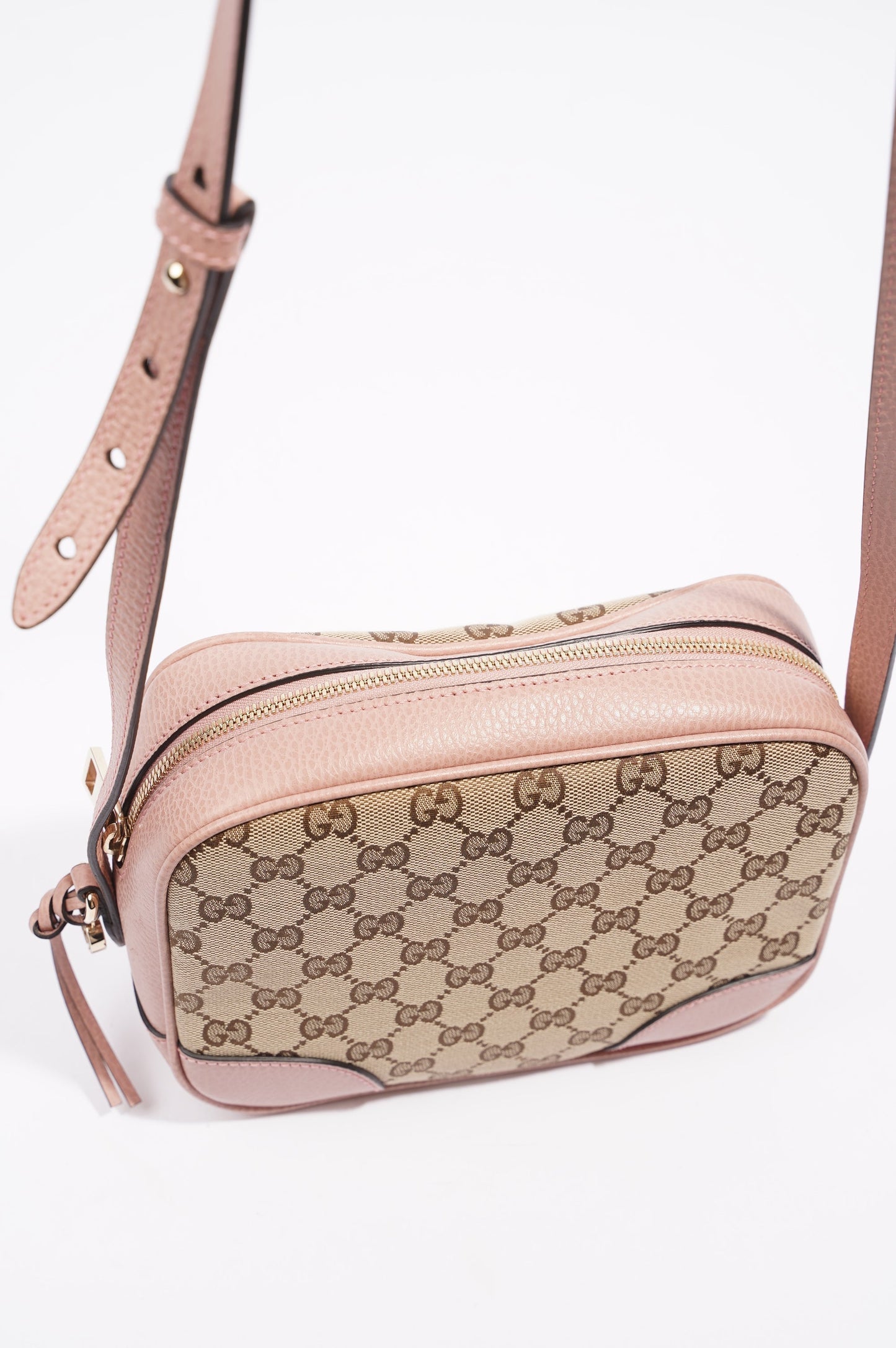 Gucci Womens Bree Supreme Pink Mini