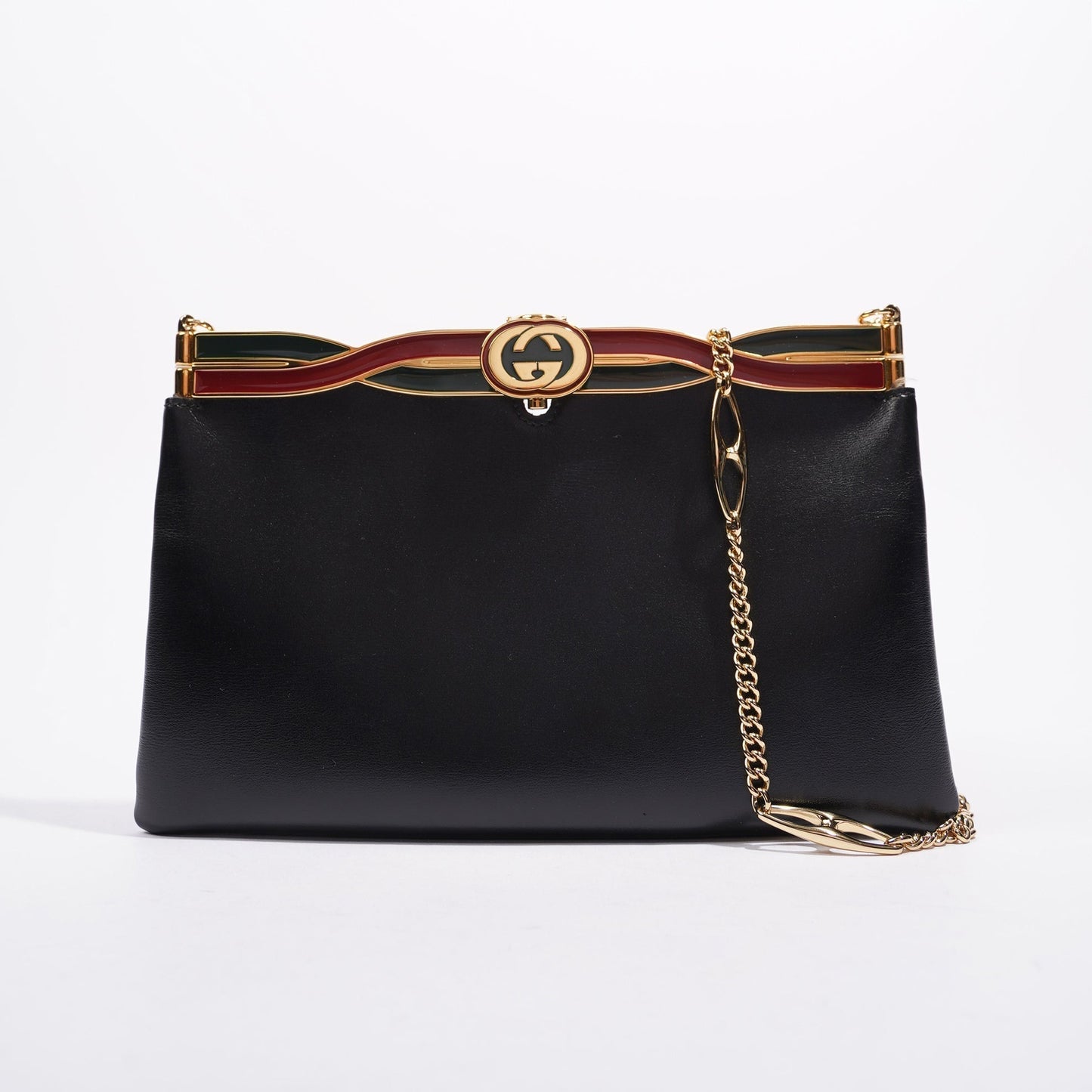 Gucci Womens Broadway Evening Bag Black