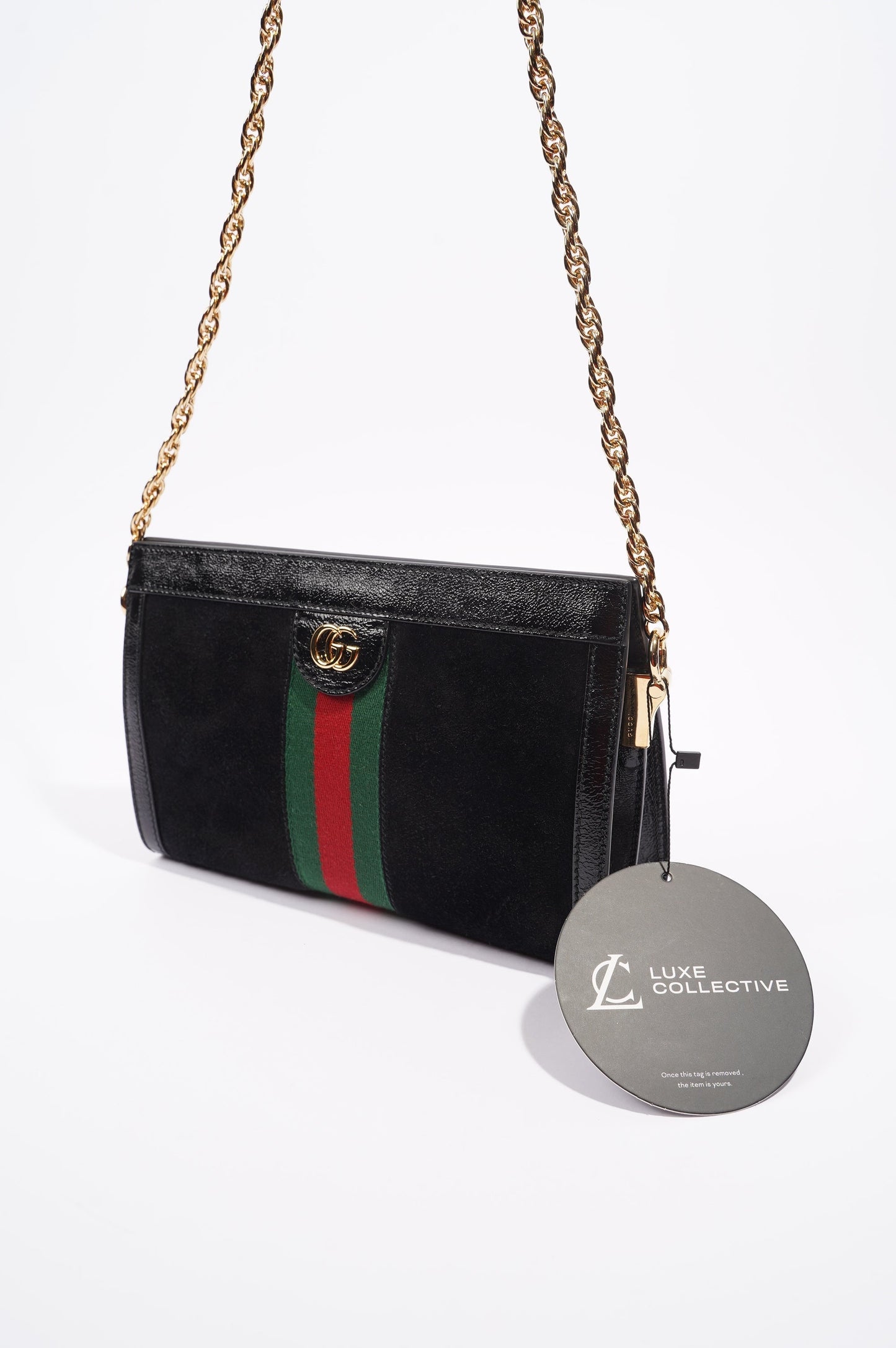 Gucci Womens Ophidia GG Small Shoulder Bag