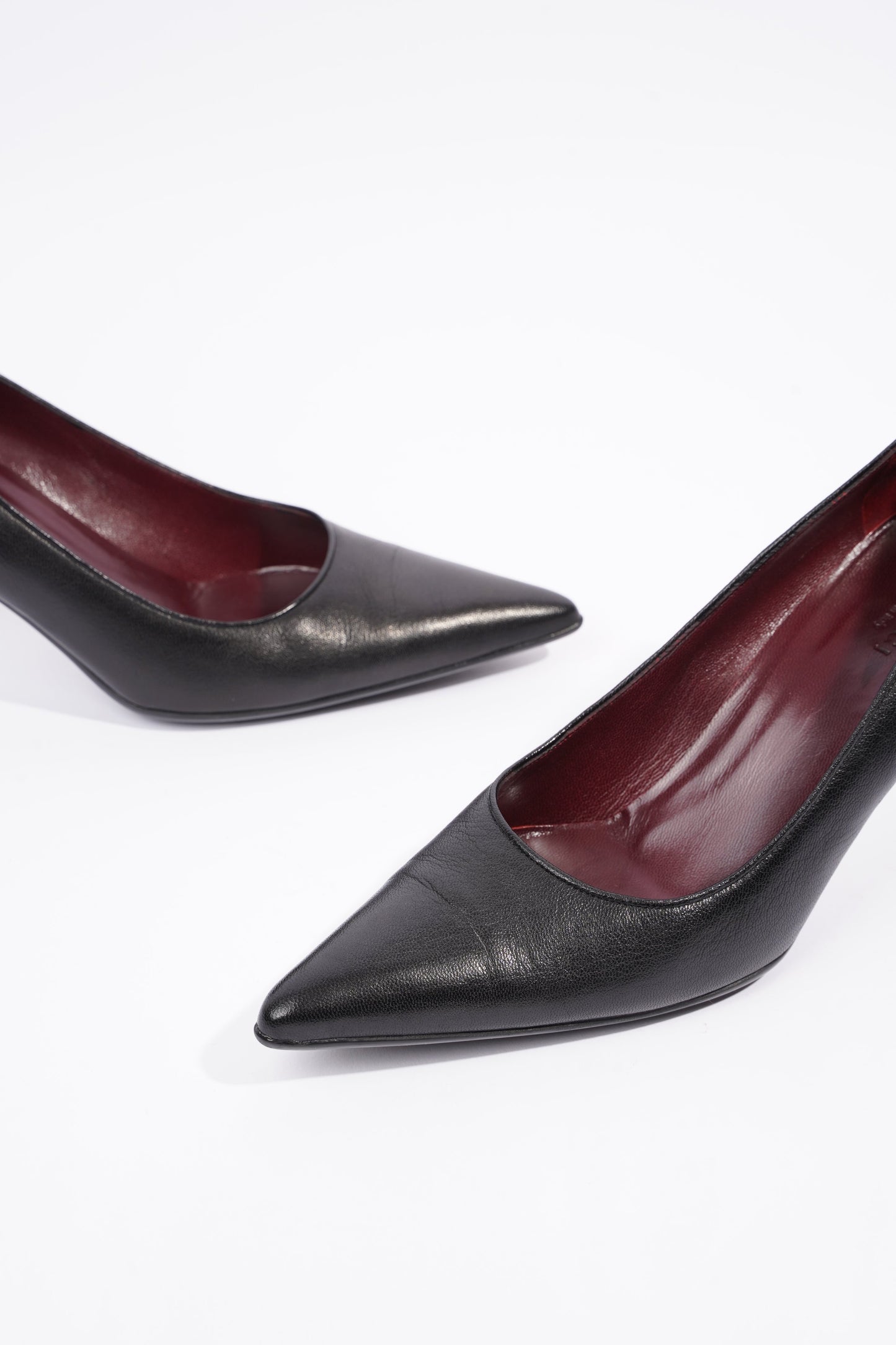 Gucci Womens Leather Pumps Black EU 40.5 / UK 7.5