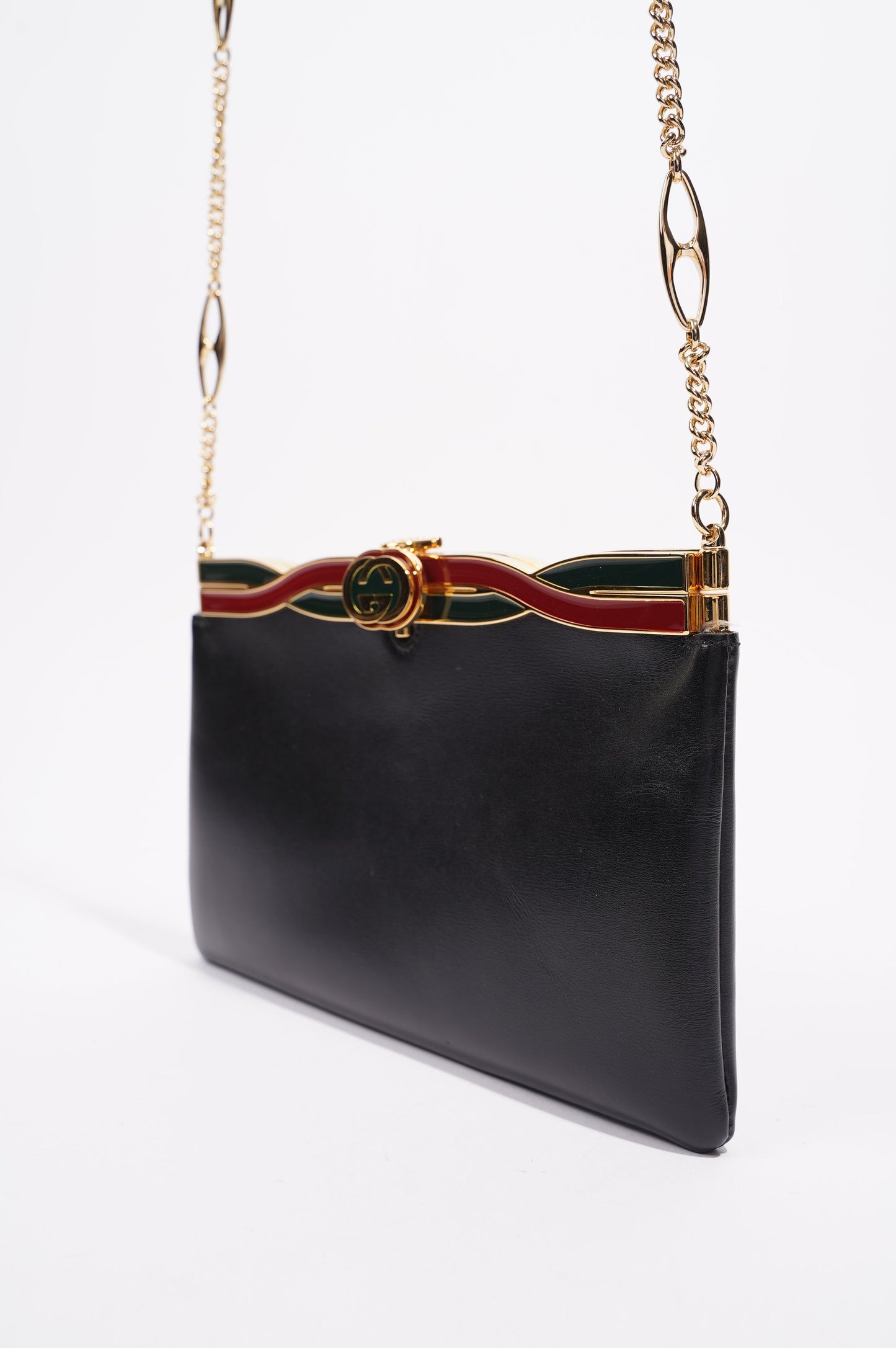 Gucci Womens Broadway Evening Bag Black