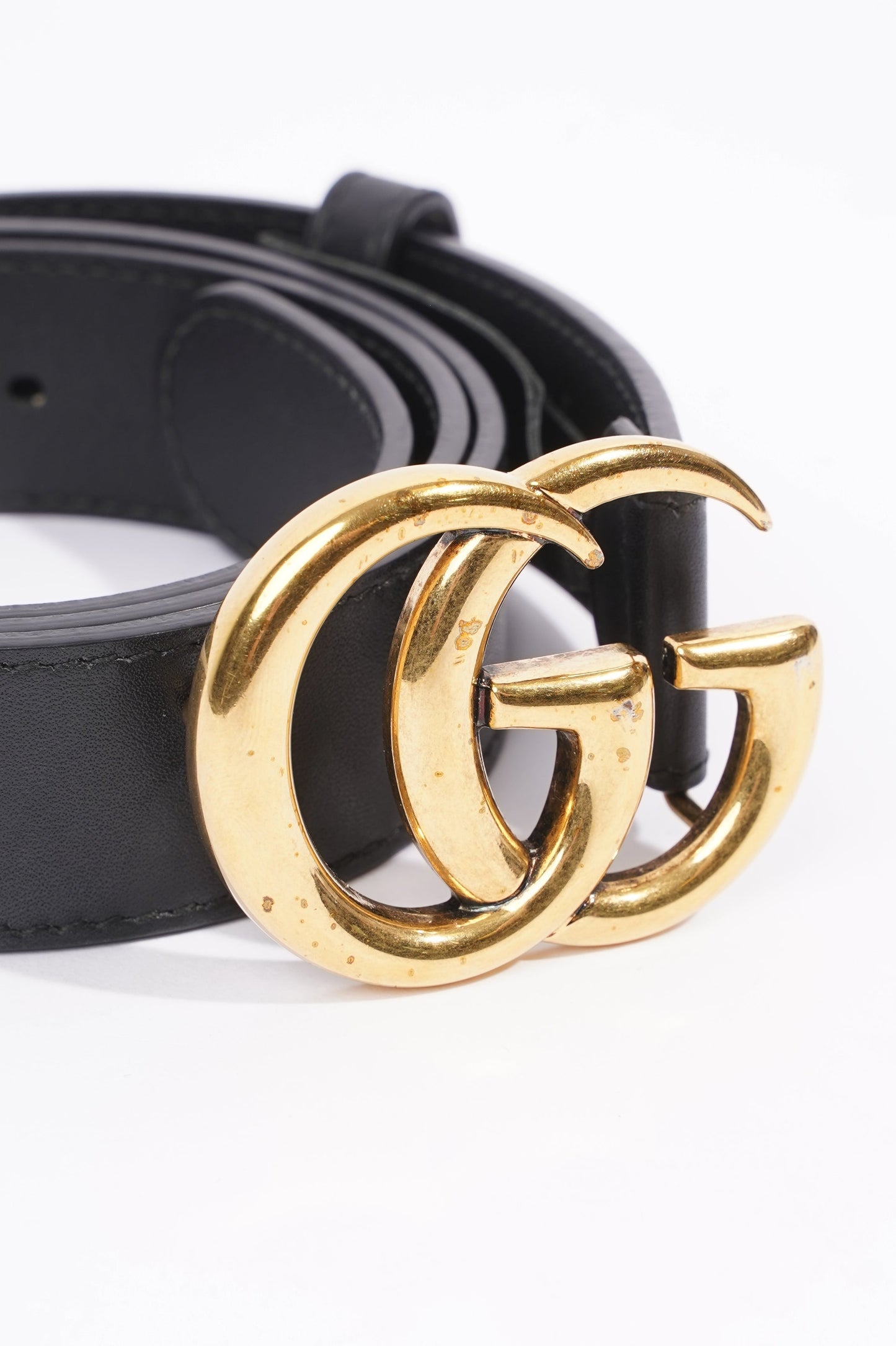 Gucci Womens GG Marmont Belt Black 85cm - 34"
