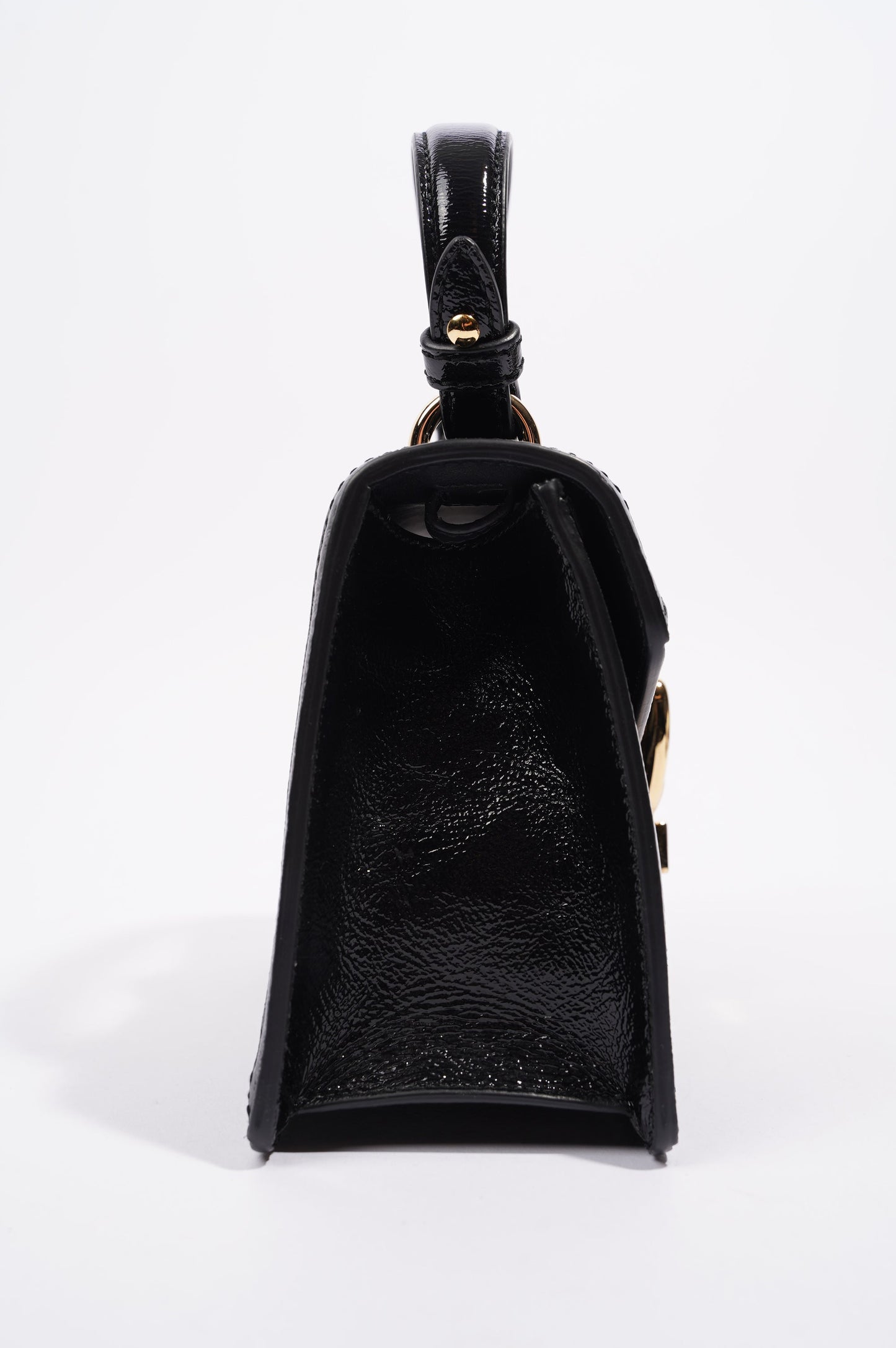 Gucci Womens Sylvie Mini Bag Black Velvet / Green / Red
