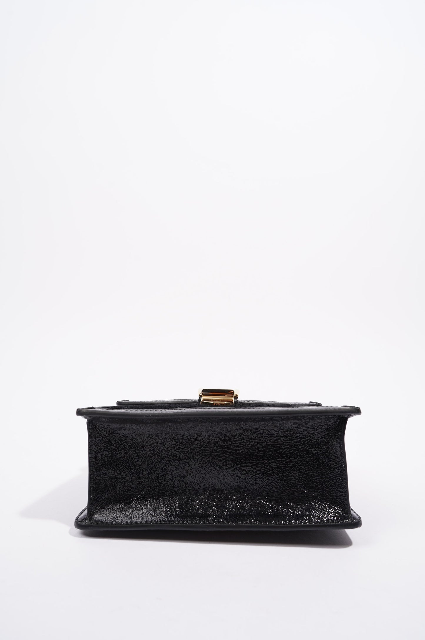 Gucci Womens Sylvie Mini Bag Black Velvet / Green / Red
