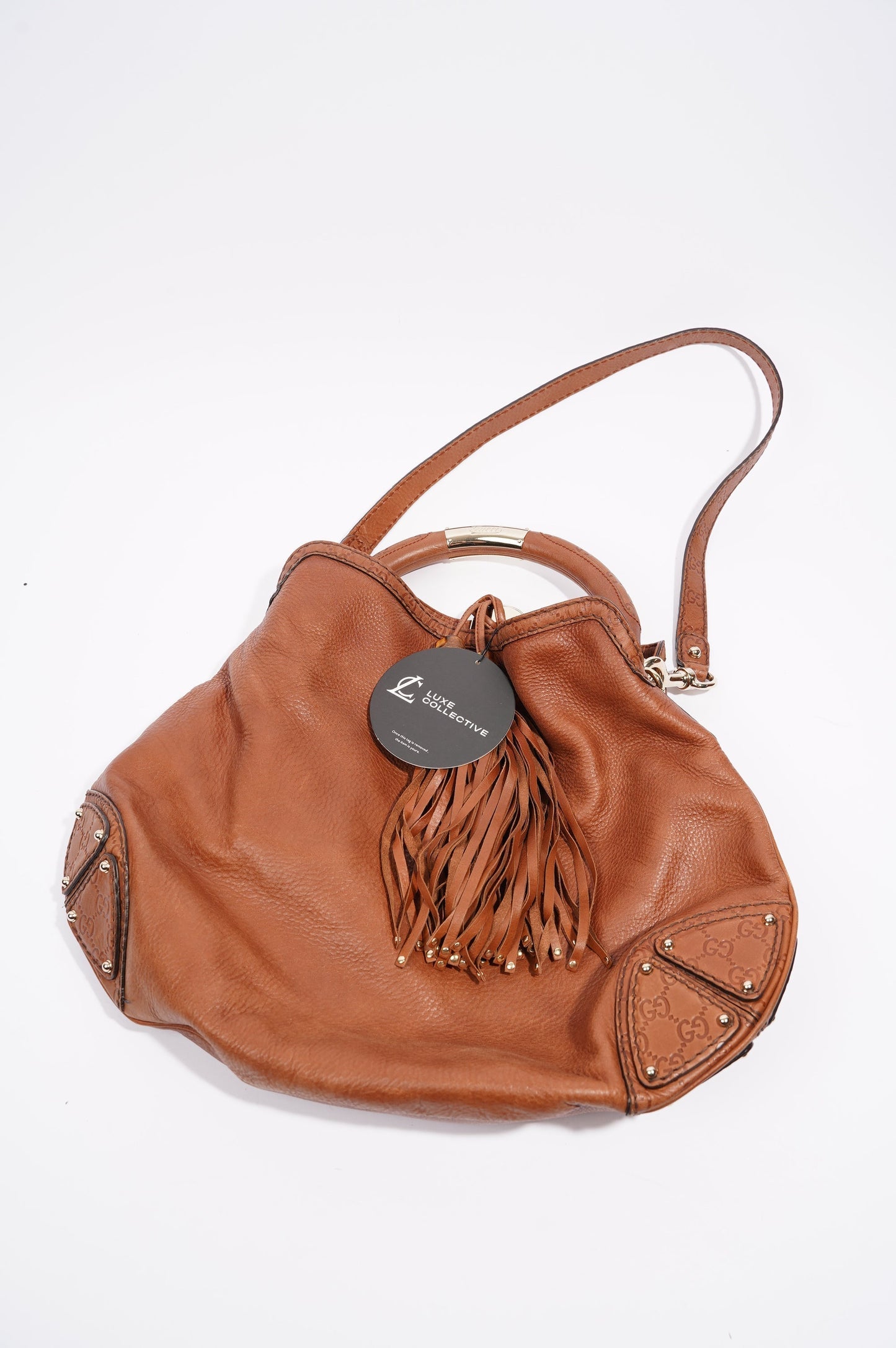 Gucci Womens Indy Hobo Oak