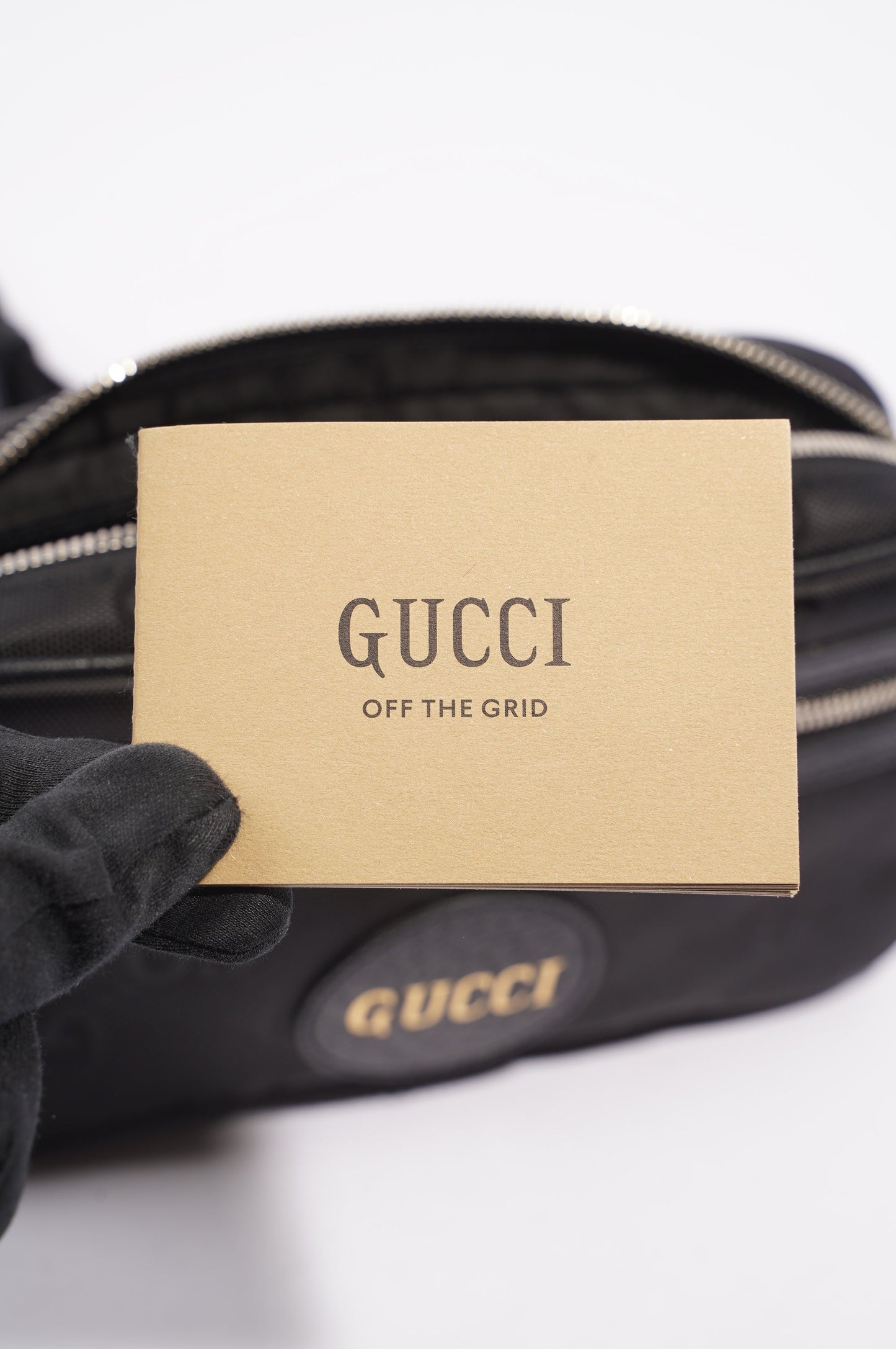 Gucci Mens Off The Grid Belt Bag Black