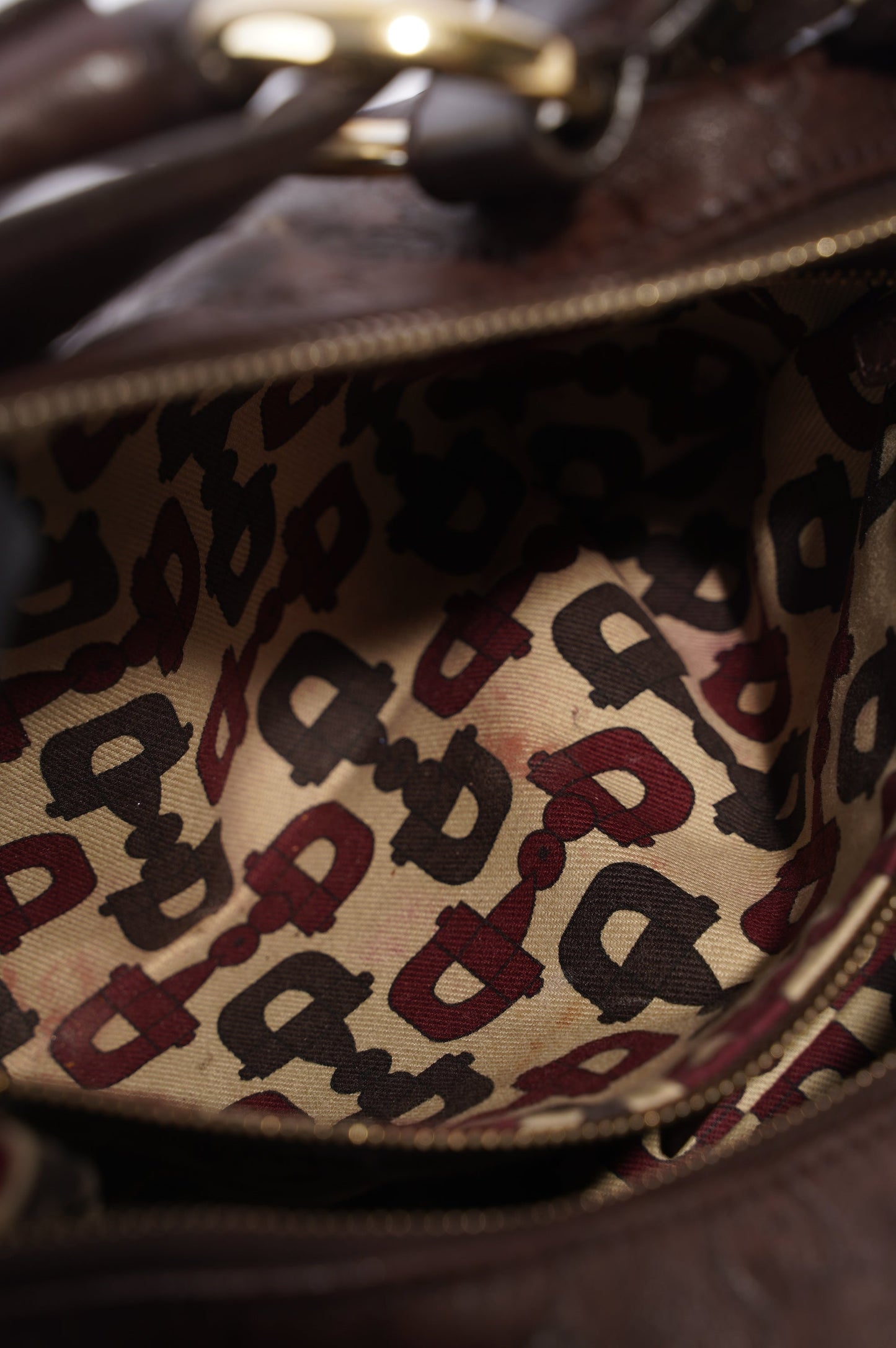 Gucci Womens One Shoulder Bag Maroon