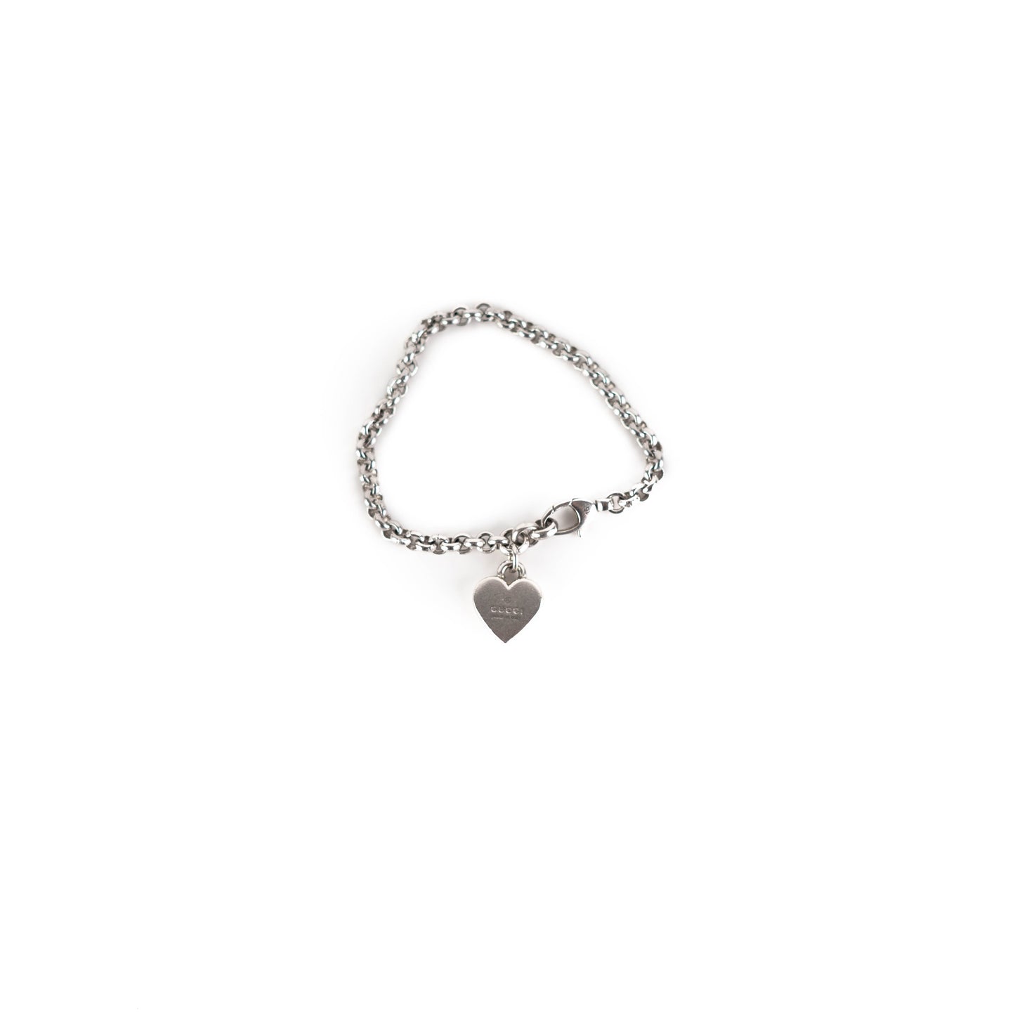 Gucci Silver Sterling Padlock Bracelet