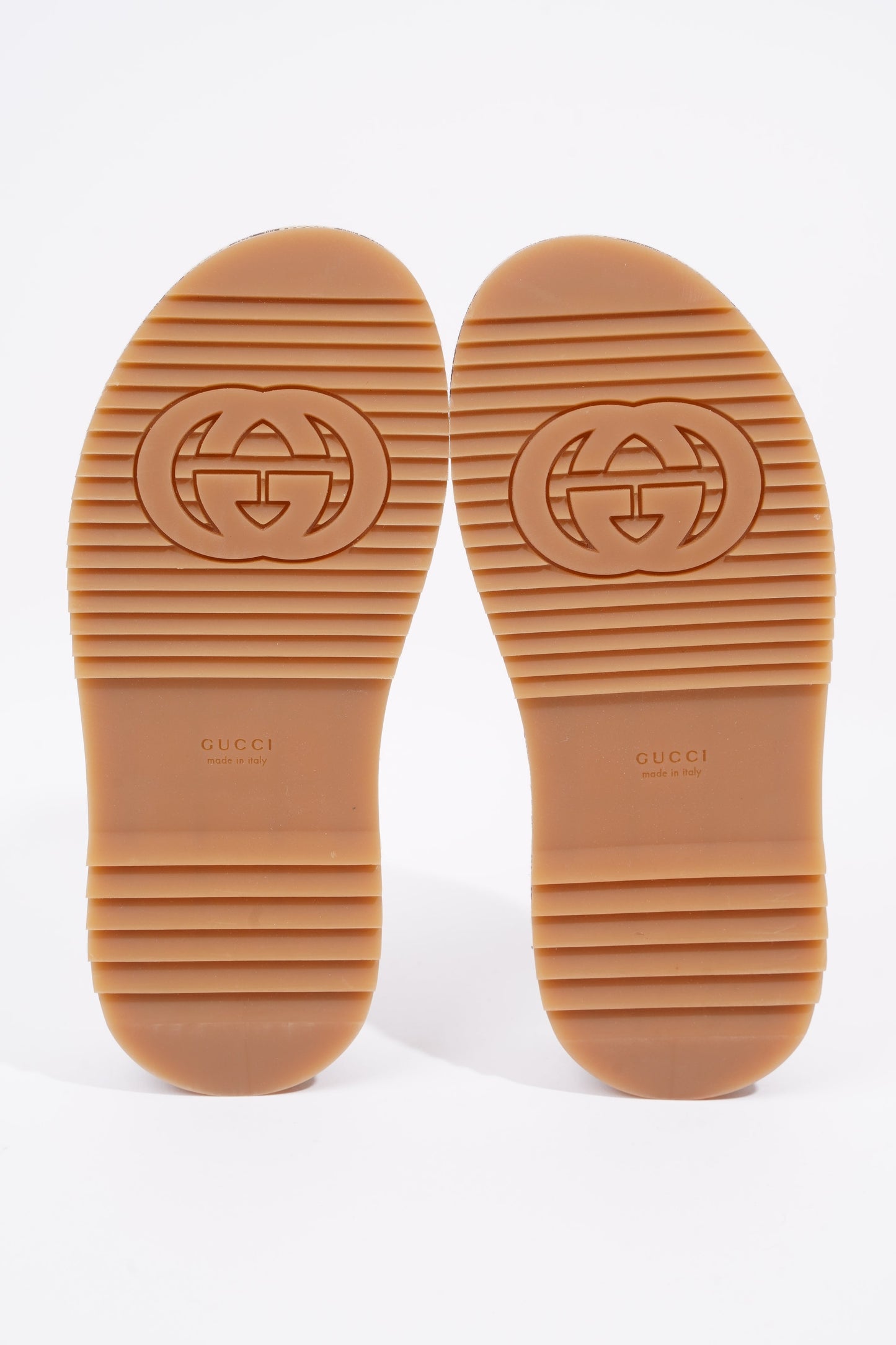 Gucci Womens Platform Slide Sandal Beige EU 35 / UK 2