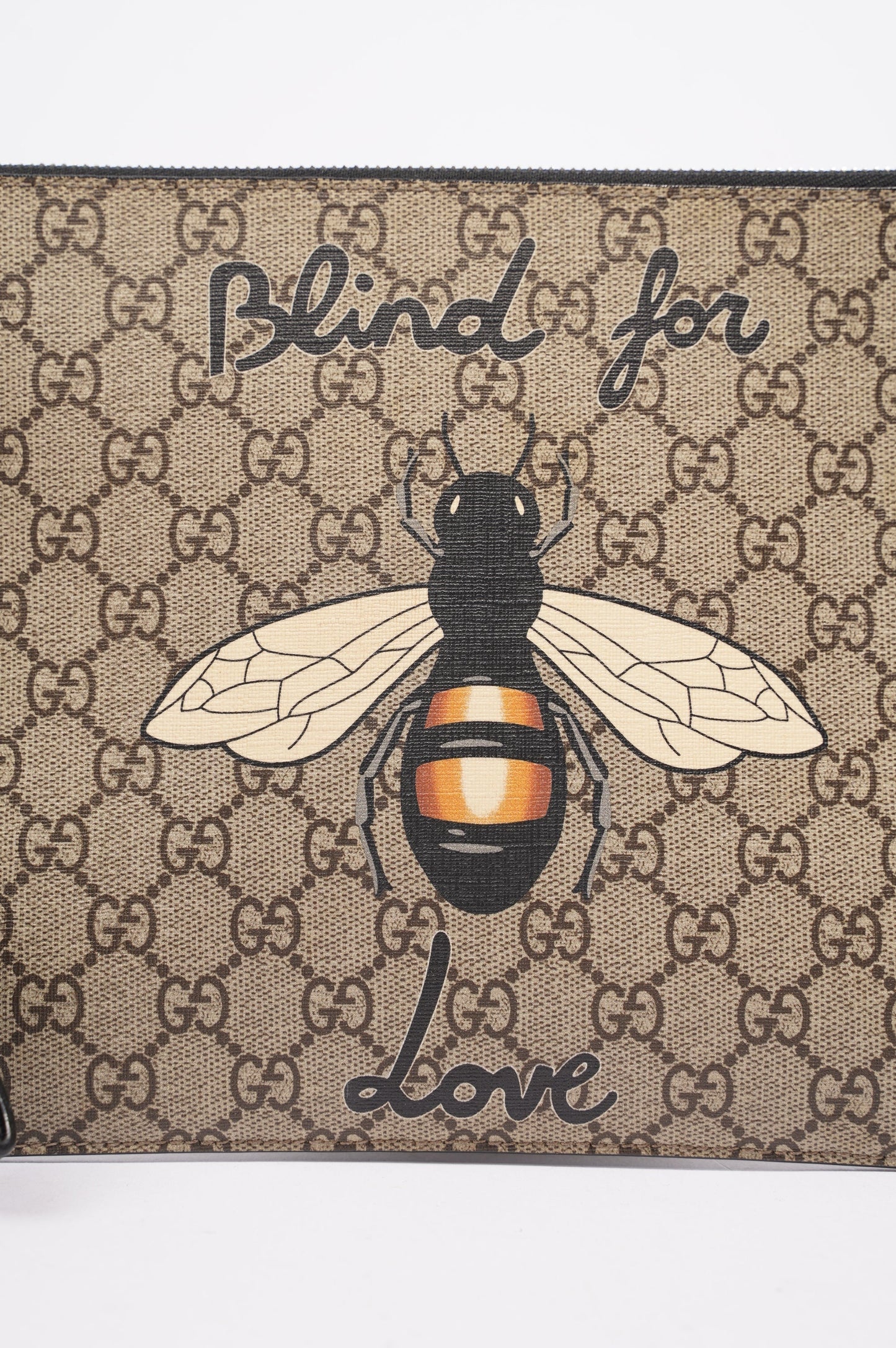Gucci Pouch Bee Supreme / Bee Print Canvas
