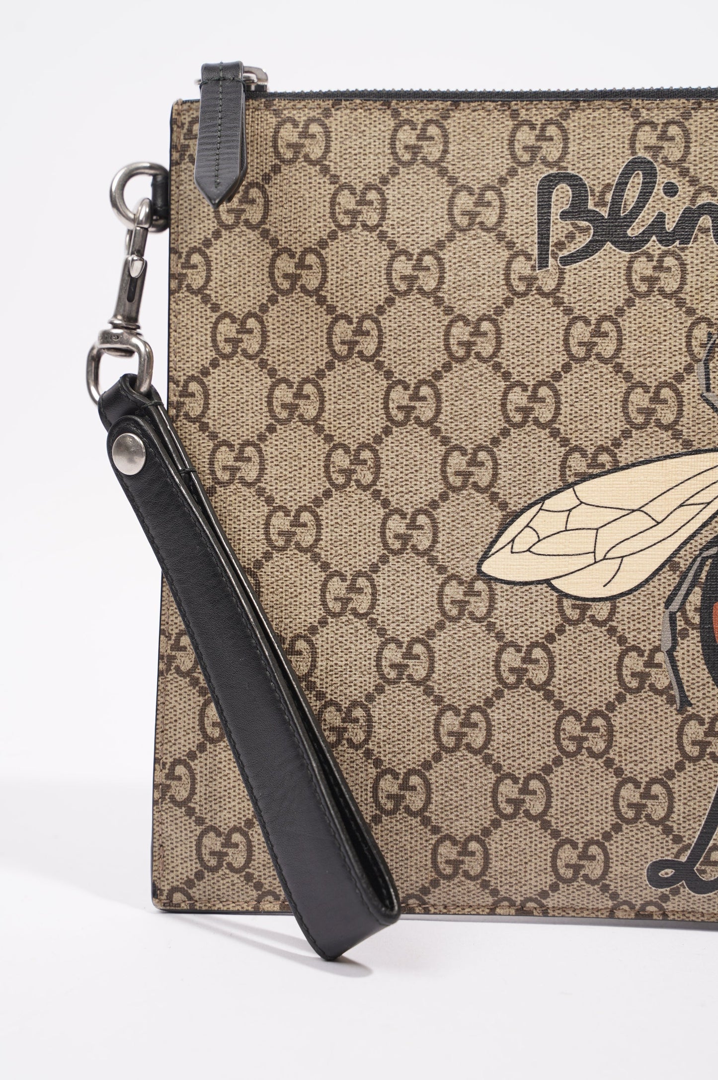 Gucci Pouch Bee Supreme / Bee Print Canvas