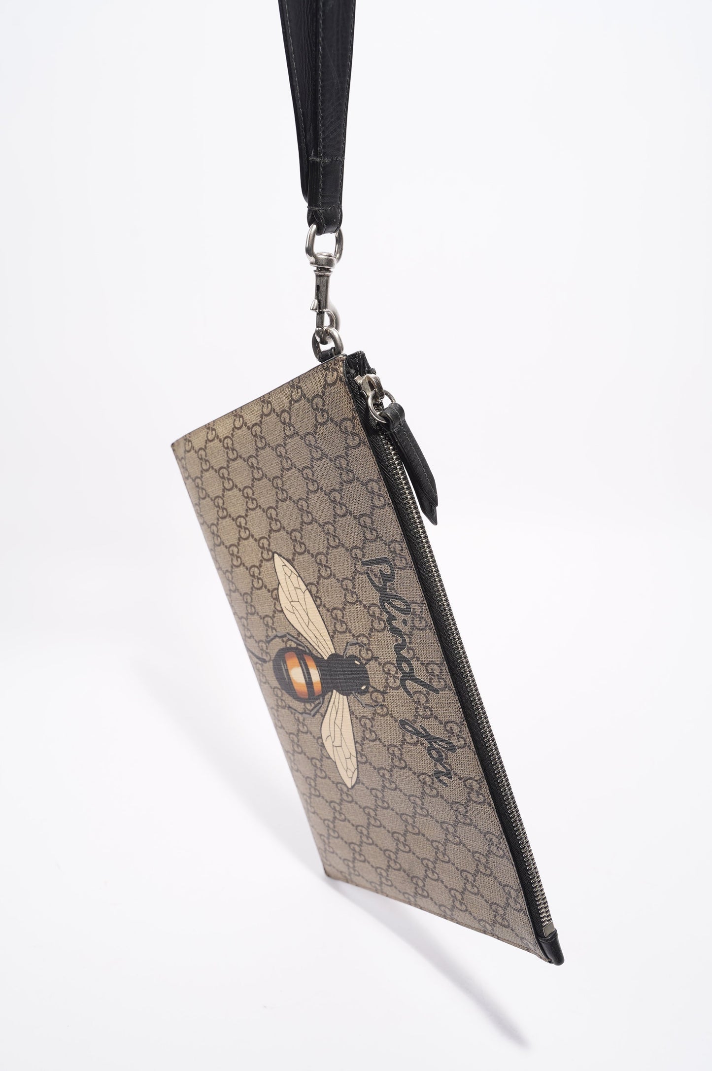 Gucci Pouch Bee Supreme / Bee Print Canvas