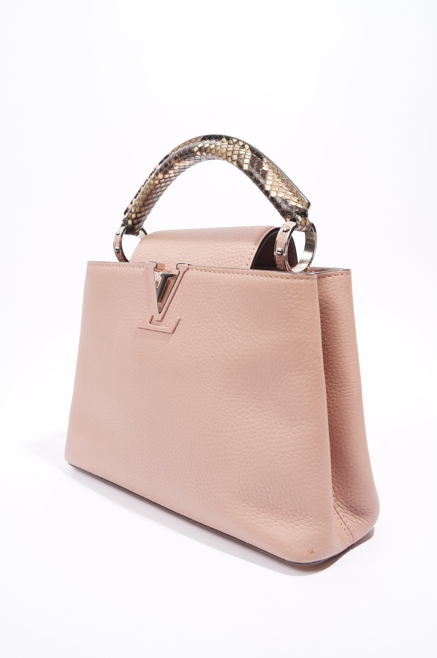 Louis Vuitton Capucines Pink Leather BB