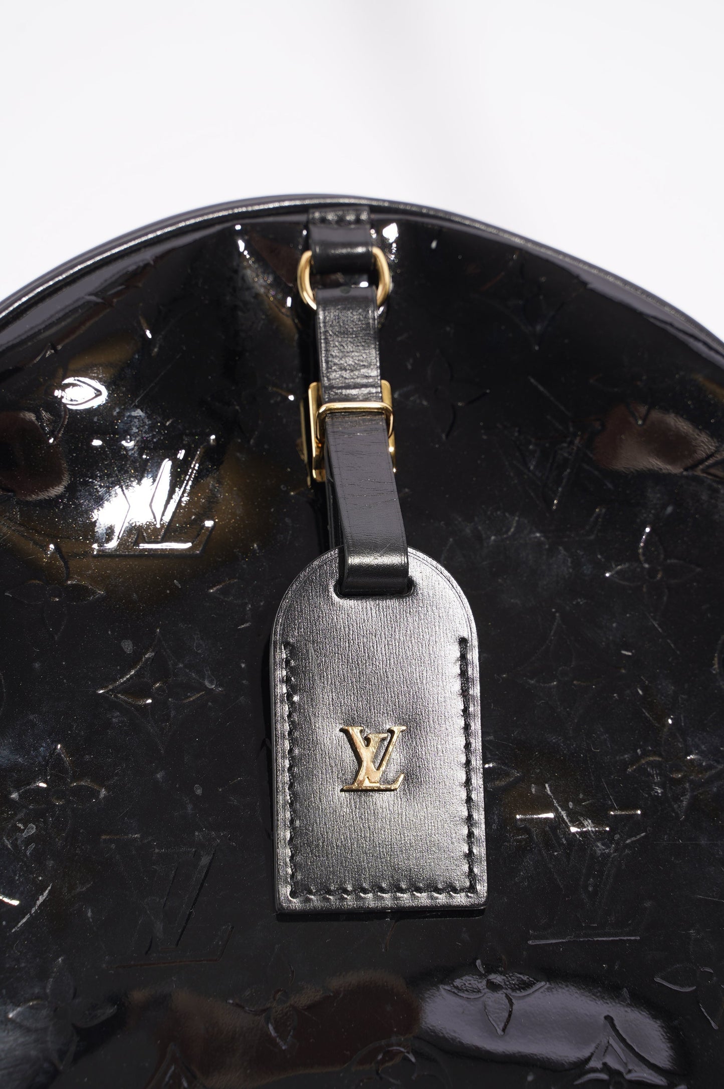 Louis Vuitton Boite Chapeau Souple Bag Black Vernis Leather