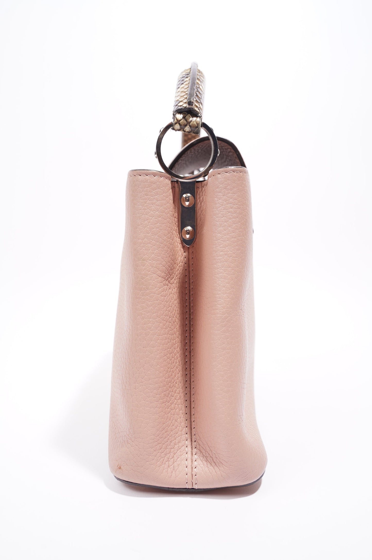 Louis Vuitton Capucines Pink Leather BB