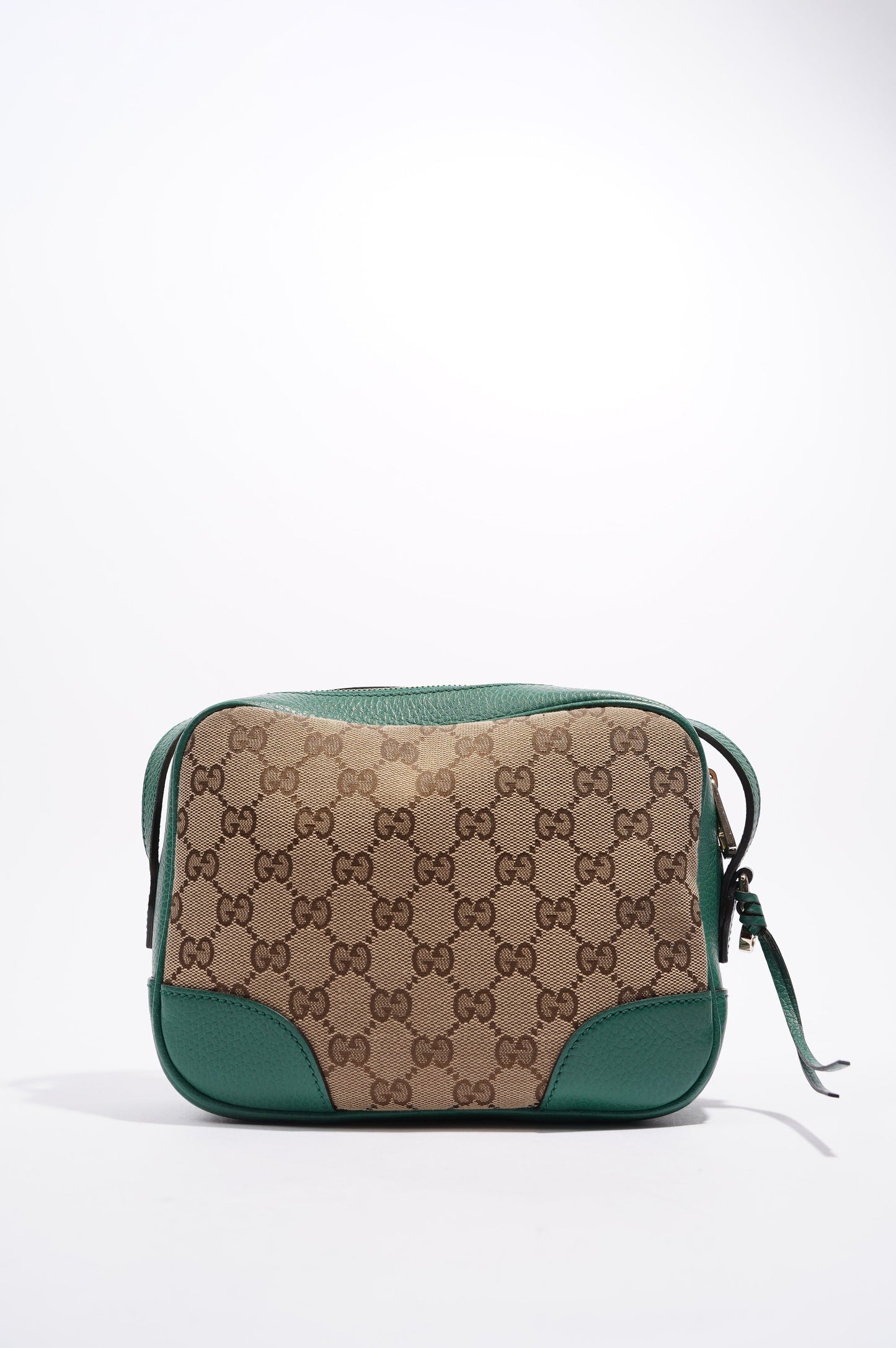 Gucci Womens Bree Crossbody Supreme / Green