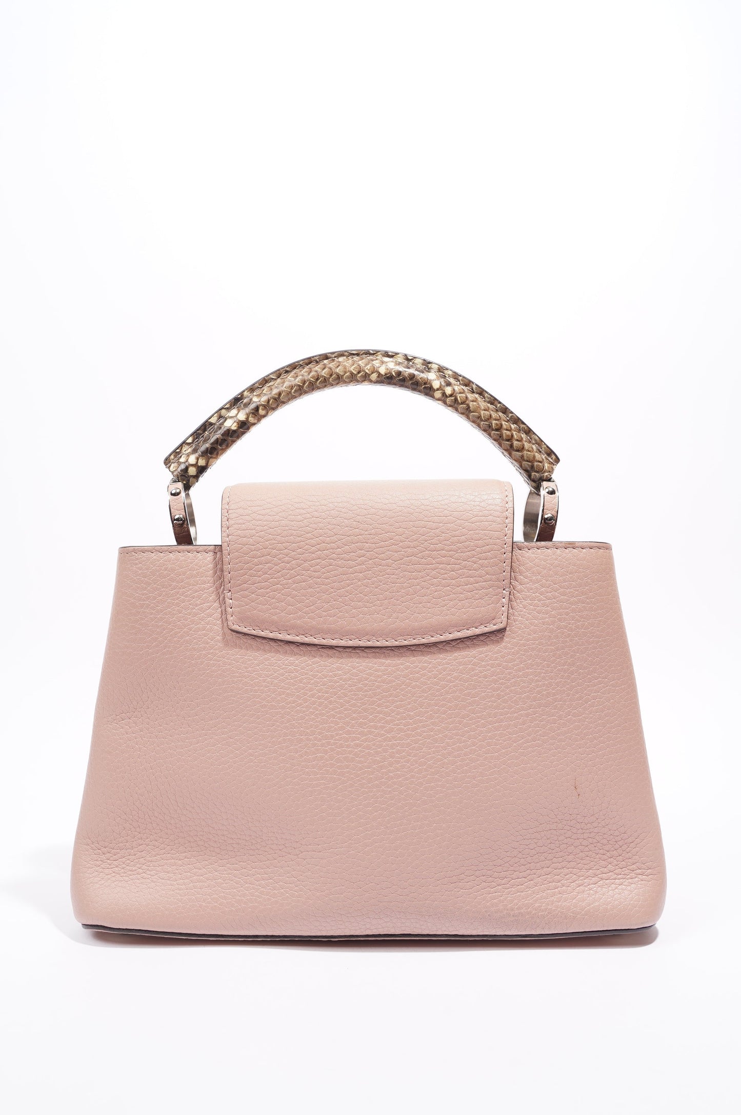 Louis Vuitton Capucines Pink Leather BB